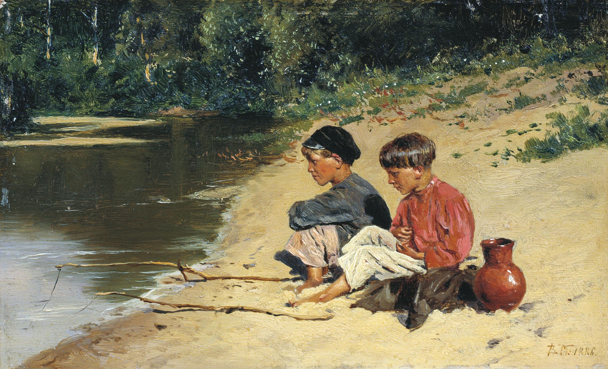 Маковский В.. Рыбачки. 1886