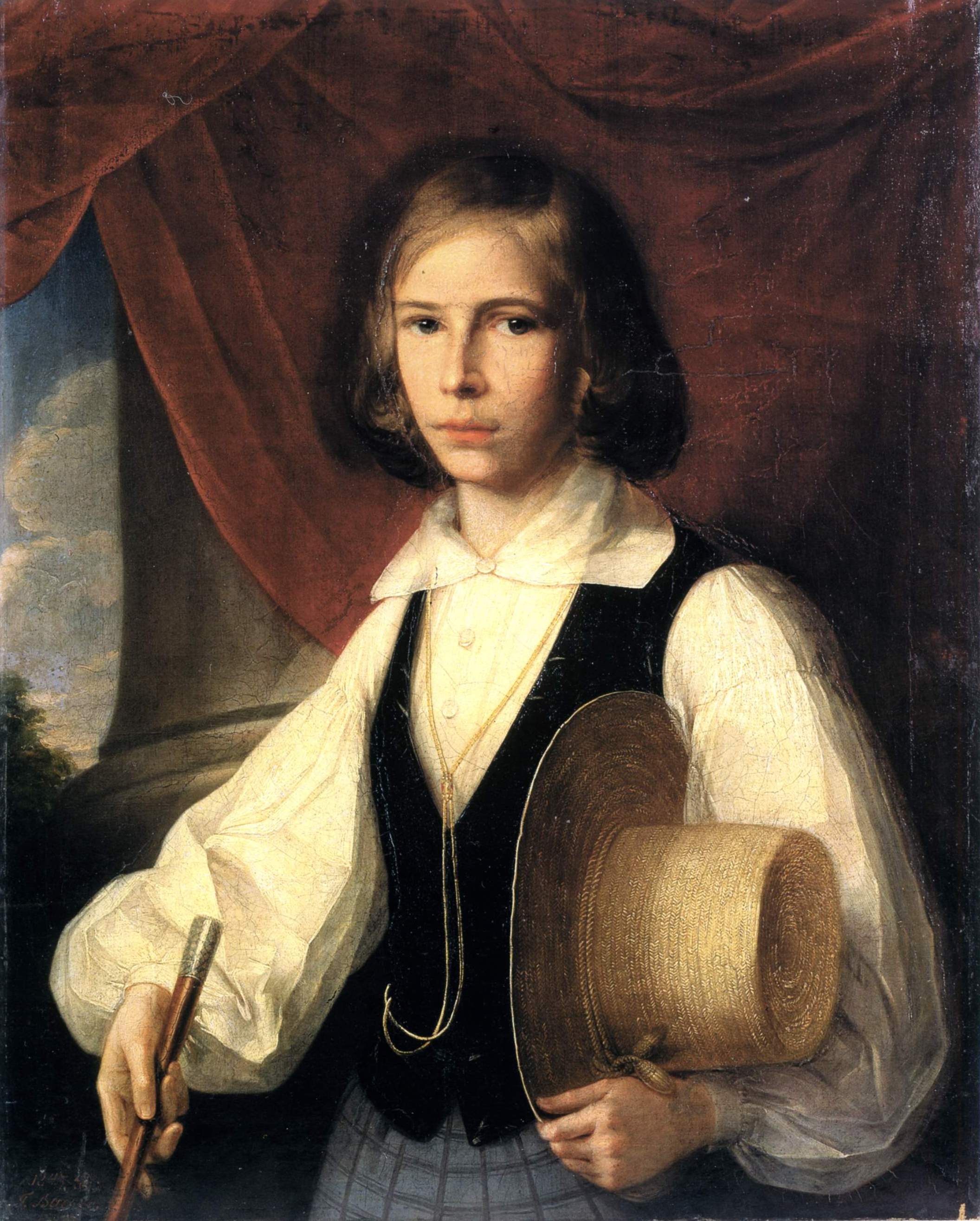 Васько. Портрет Василия Томары . 1847