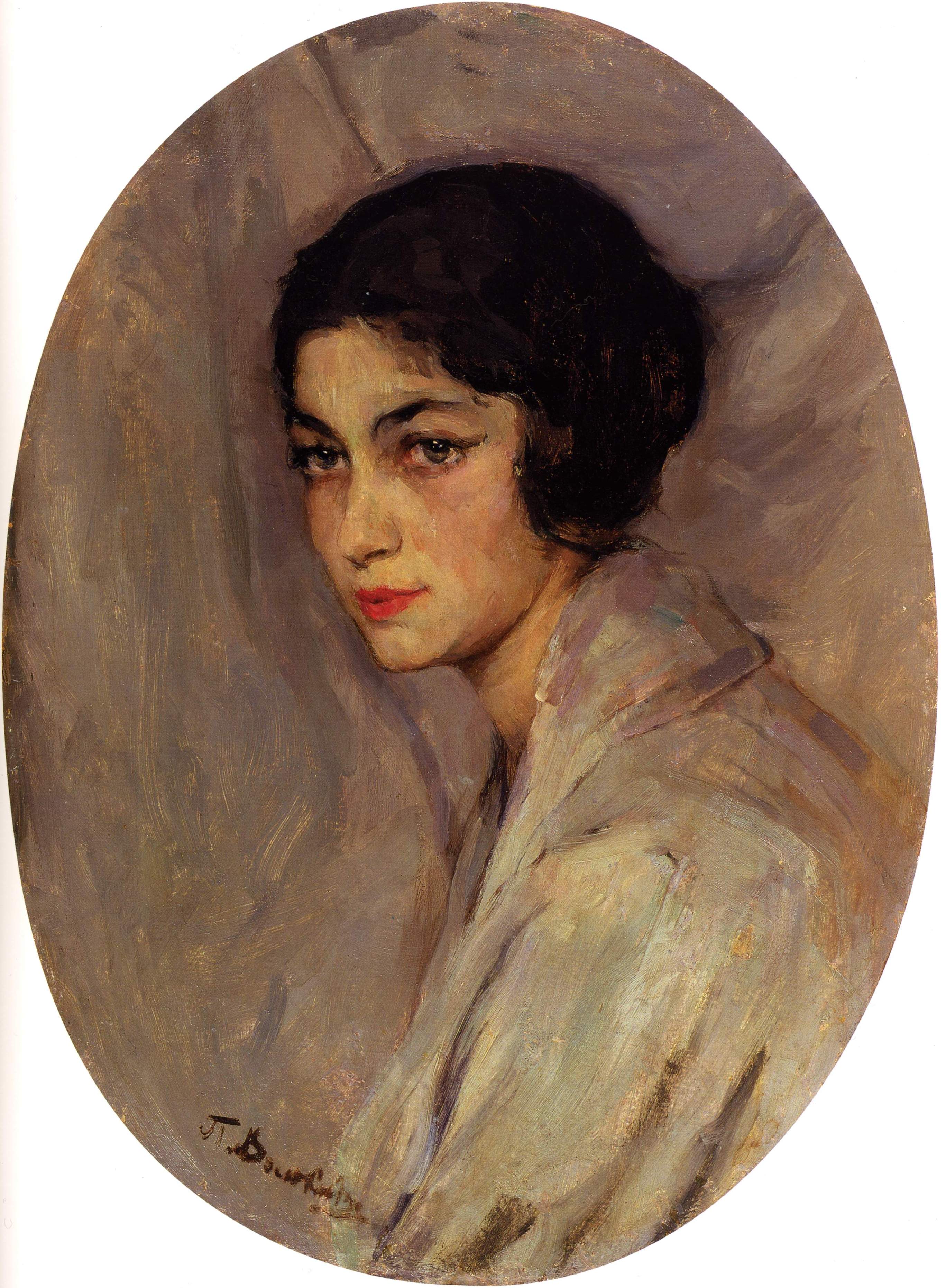 Волокидин. Женский портрет. (Портрет С.Б. Николаи) . Начало 1920-х
