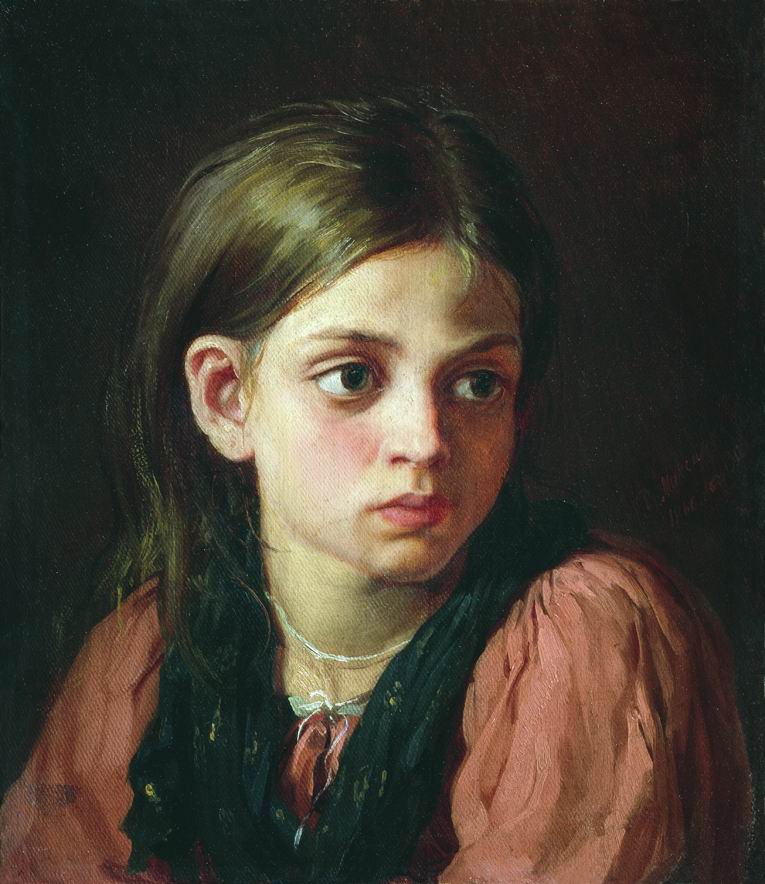 Максимов В.. Девочка. 1866