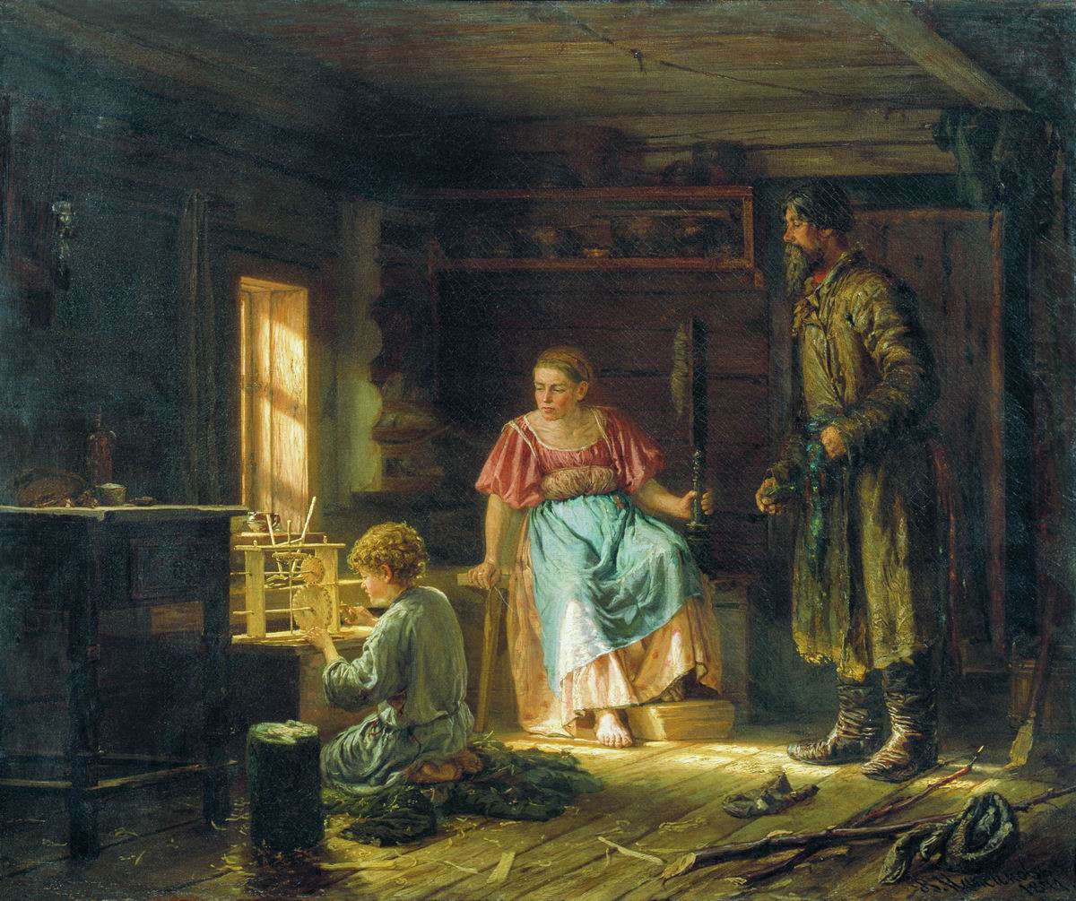 Максимов В.. Мальчик-механик. 1871