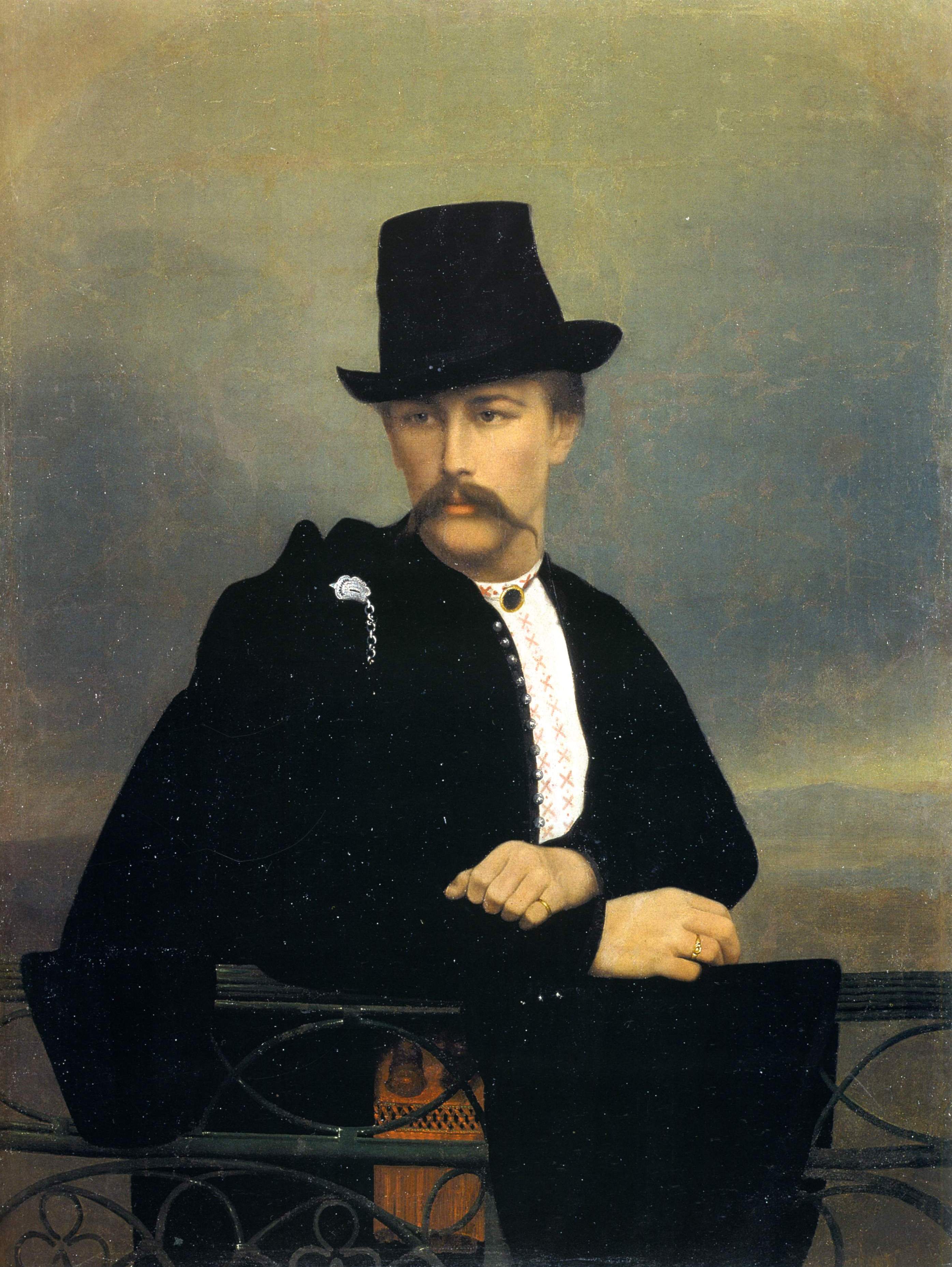 Горонович. Портрет Василия Васильевича Тарновского (1837-1899) . 1860-е