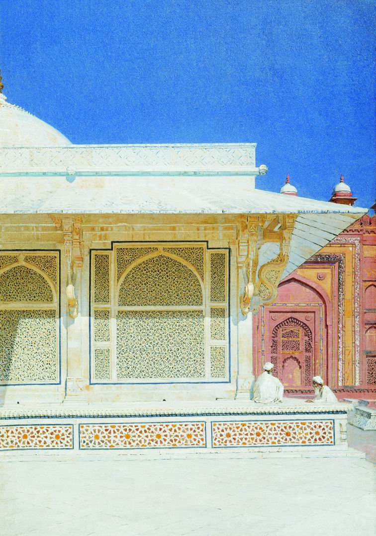 Верещагин В.В.. Гробница Шейха Селима Чишти в Фатехпур-Сикри. 1874-1876