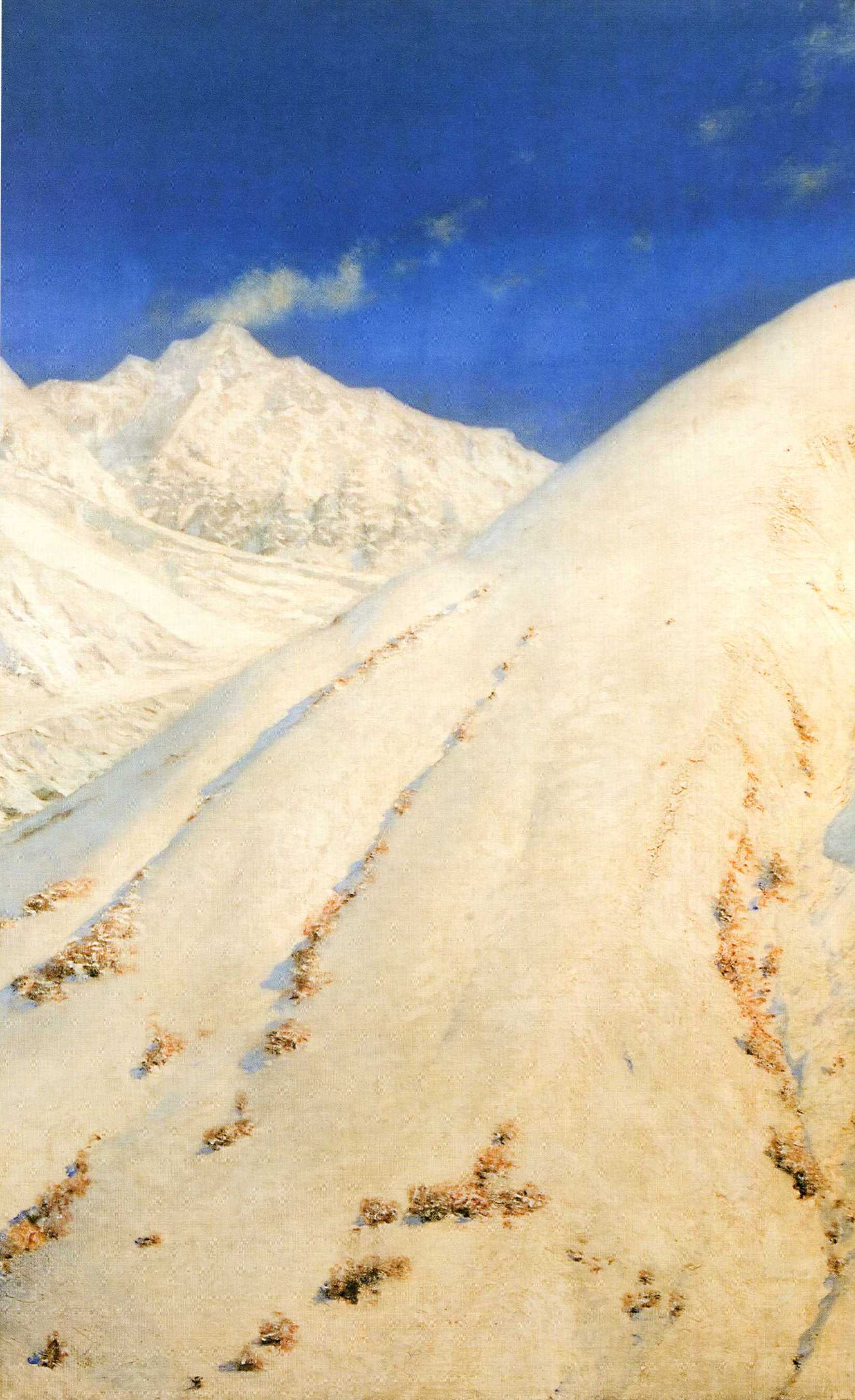 Верещагин В.В.. Снега Гималаев. В высшем узле горы. В Сиккиме. 1880-е