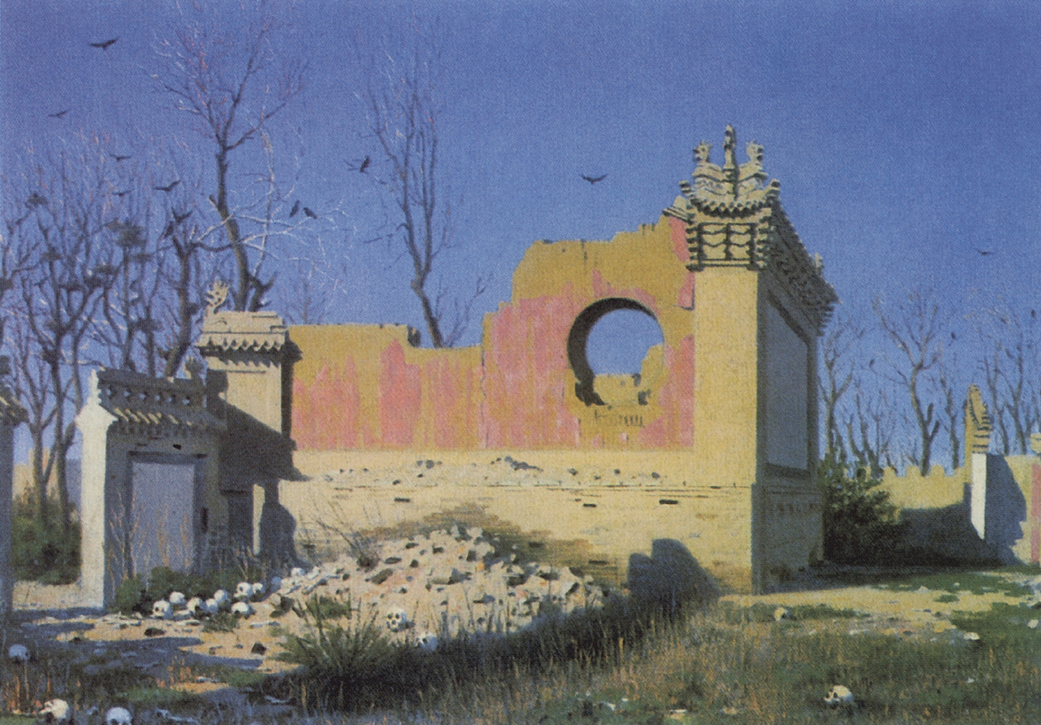 Верещагин В.В.. Развалины театра в Чугучаке. 1869-1870