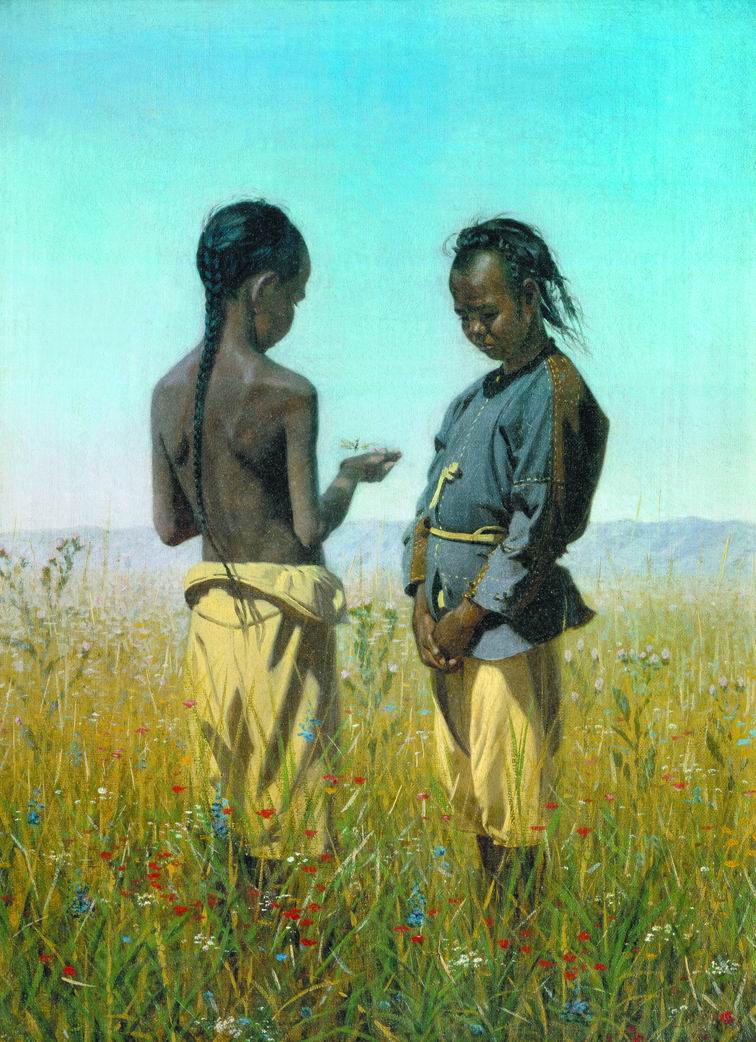 Верещагин В.В.. Дети племени солонов. 1869-1870