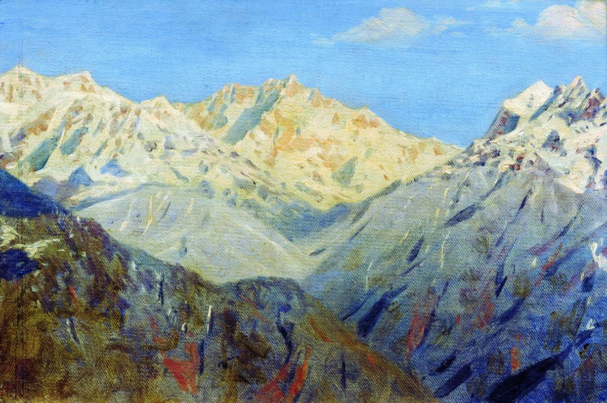 Верещагин В.В.. Гималаи. Главная вершина. 1875
