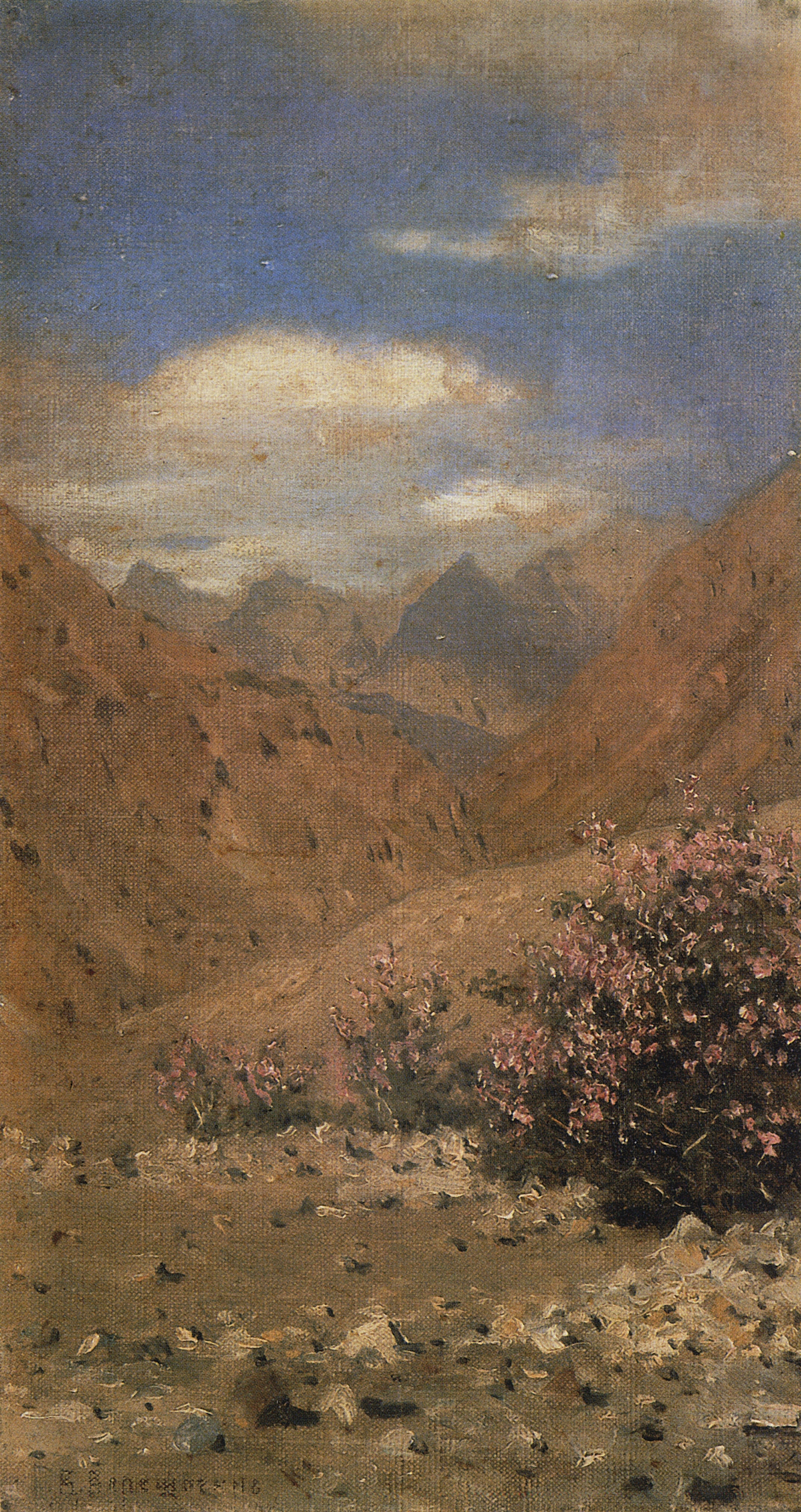Верещагин В.В.. Розы в Ладаке. 1874-1876