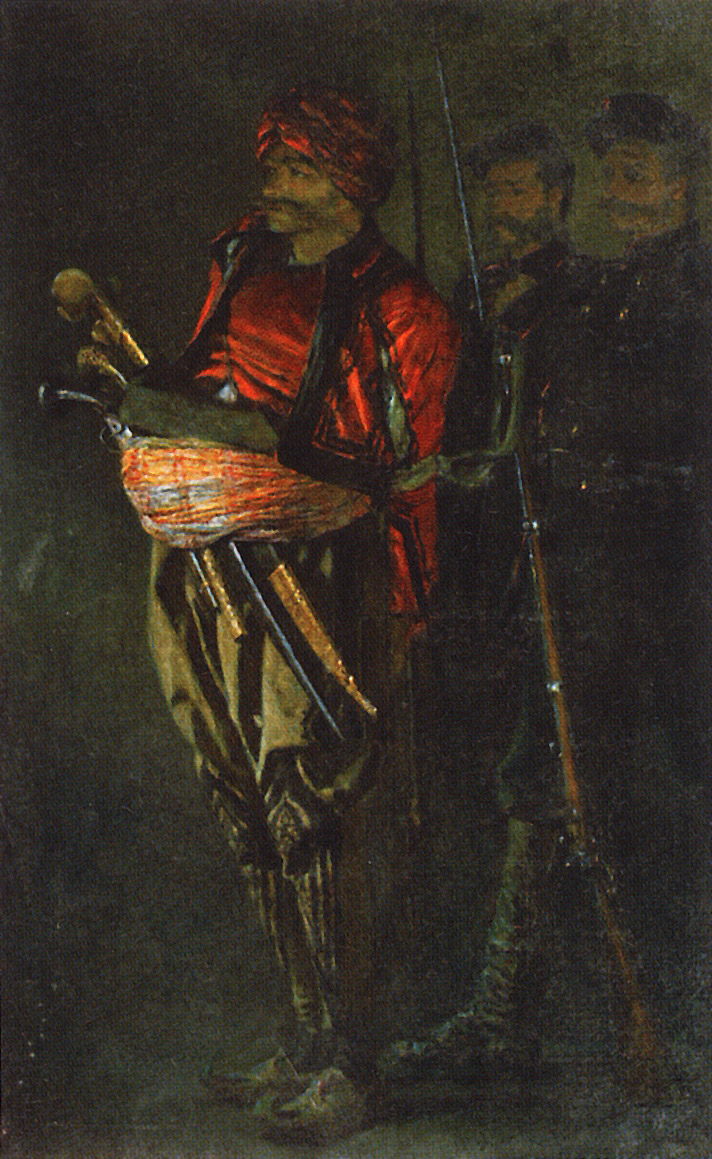 Верещагин В.В.. Башибузук (Албанец). 1877-1878
