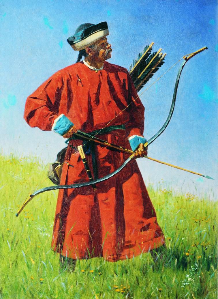 Верещагин В.В.. Бухарский солдат (сарбаз). 1873