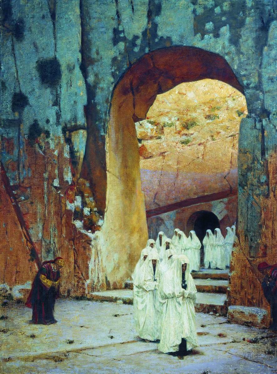 Верещагин В.В.. В Иерусалиме. Царские гробницы. 1884-1885