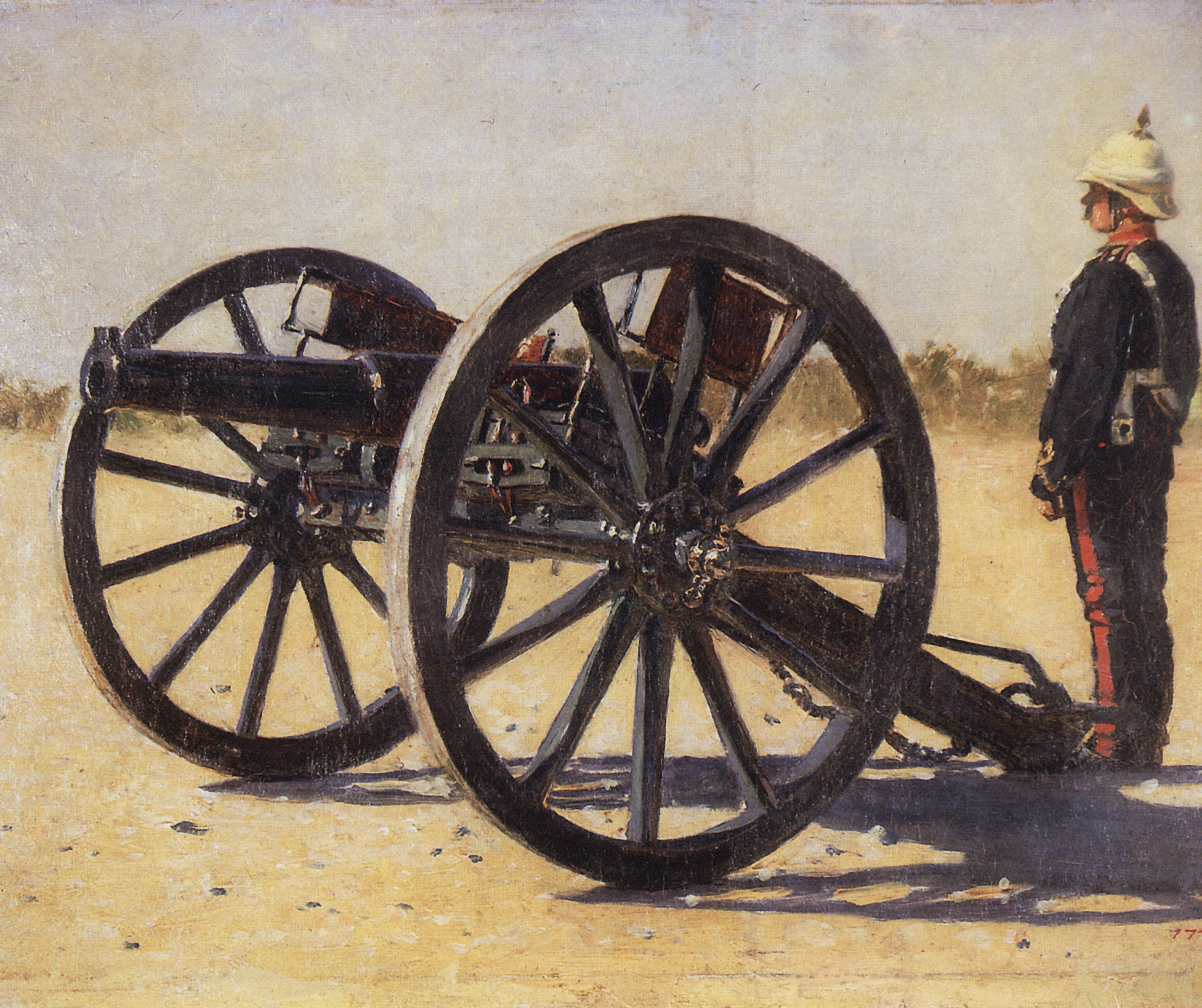 Верещагин В.В.. Пушка. 1882-1883