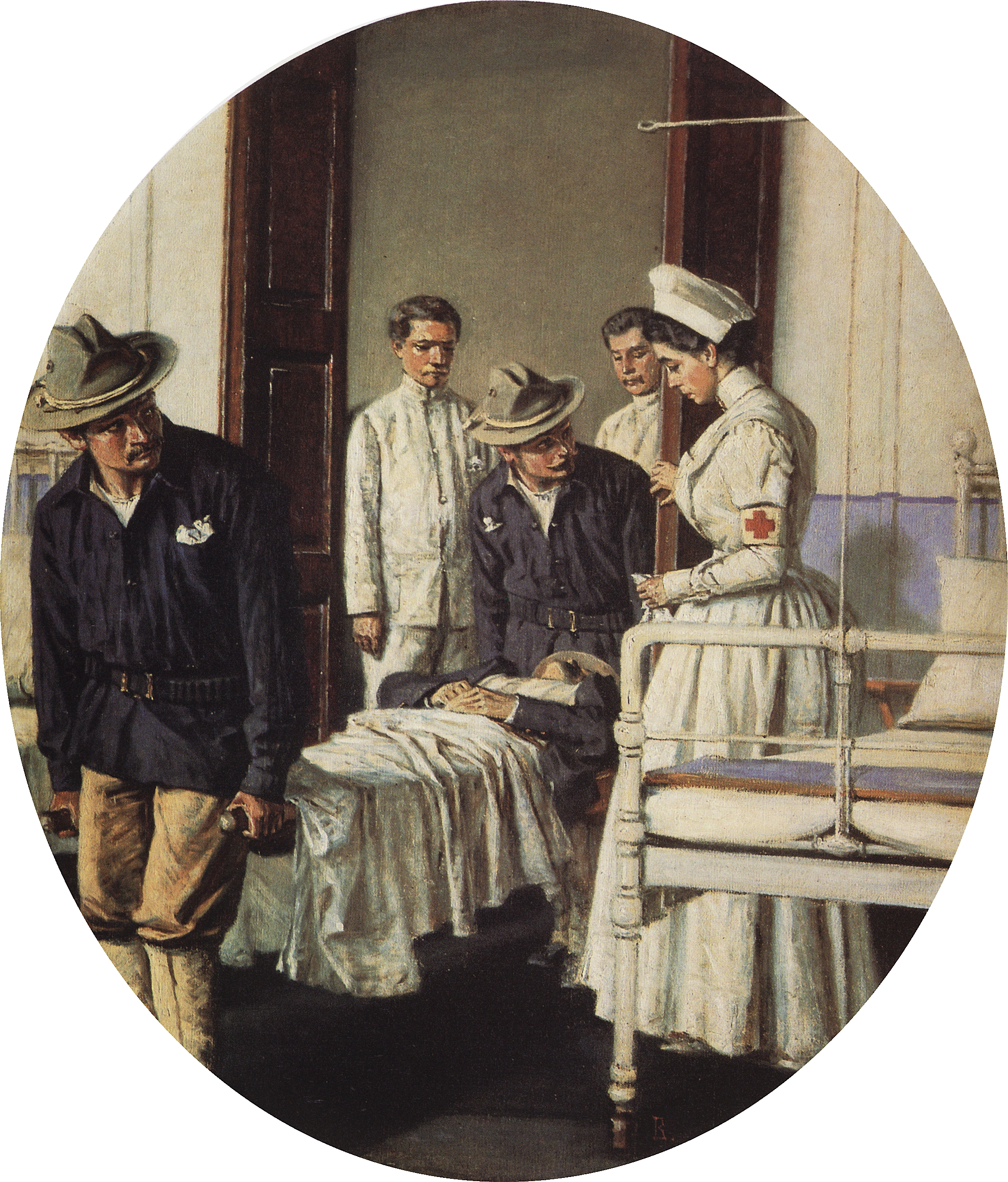 Верещагин В.В.. В госпитале. 1901