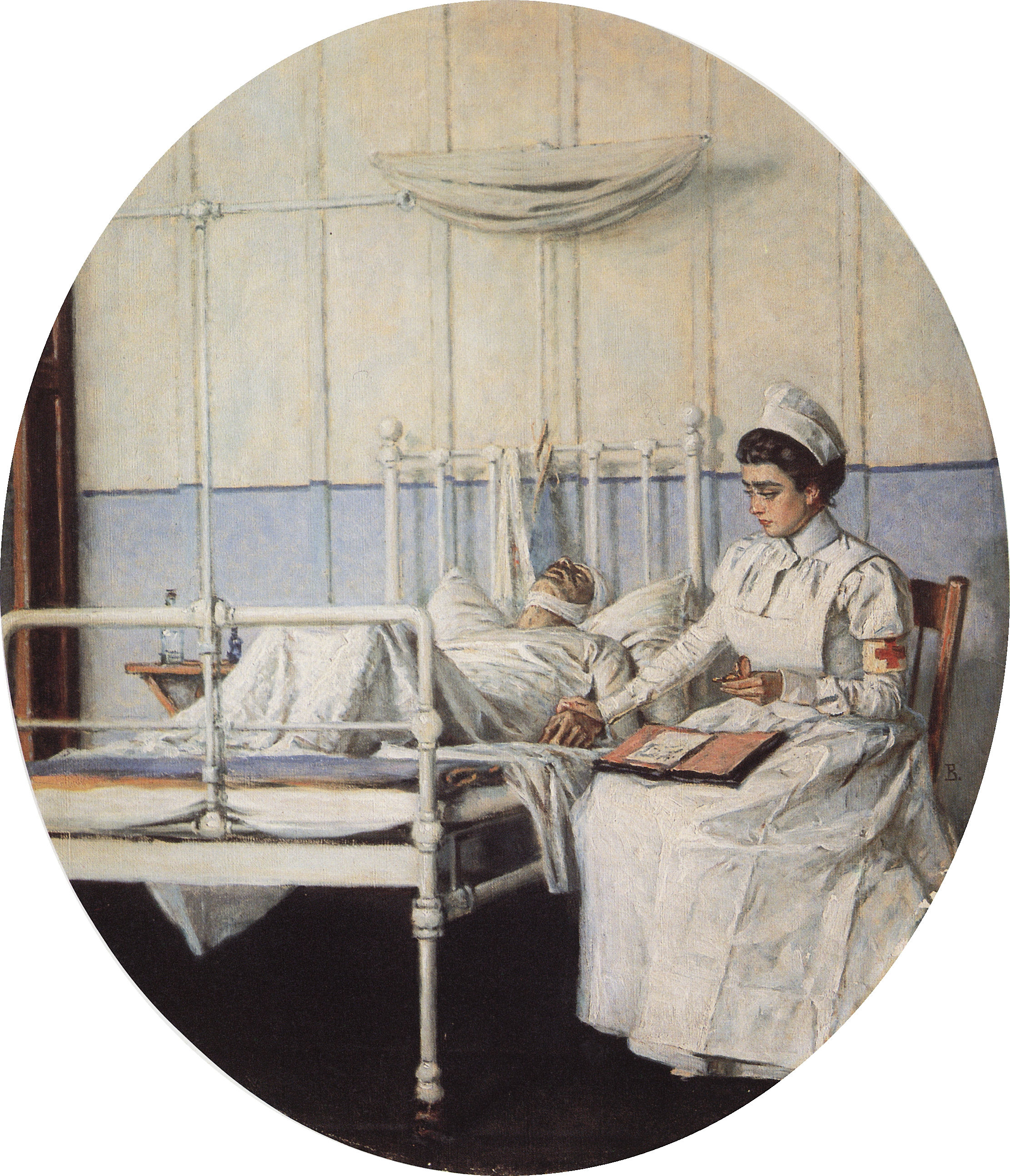 Верещагин В.В.. Письмо прервано. 1901