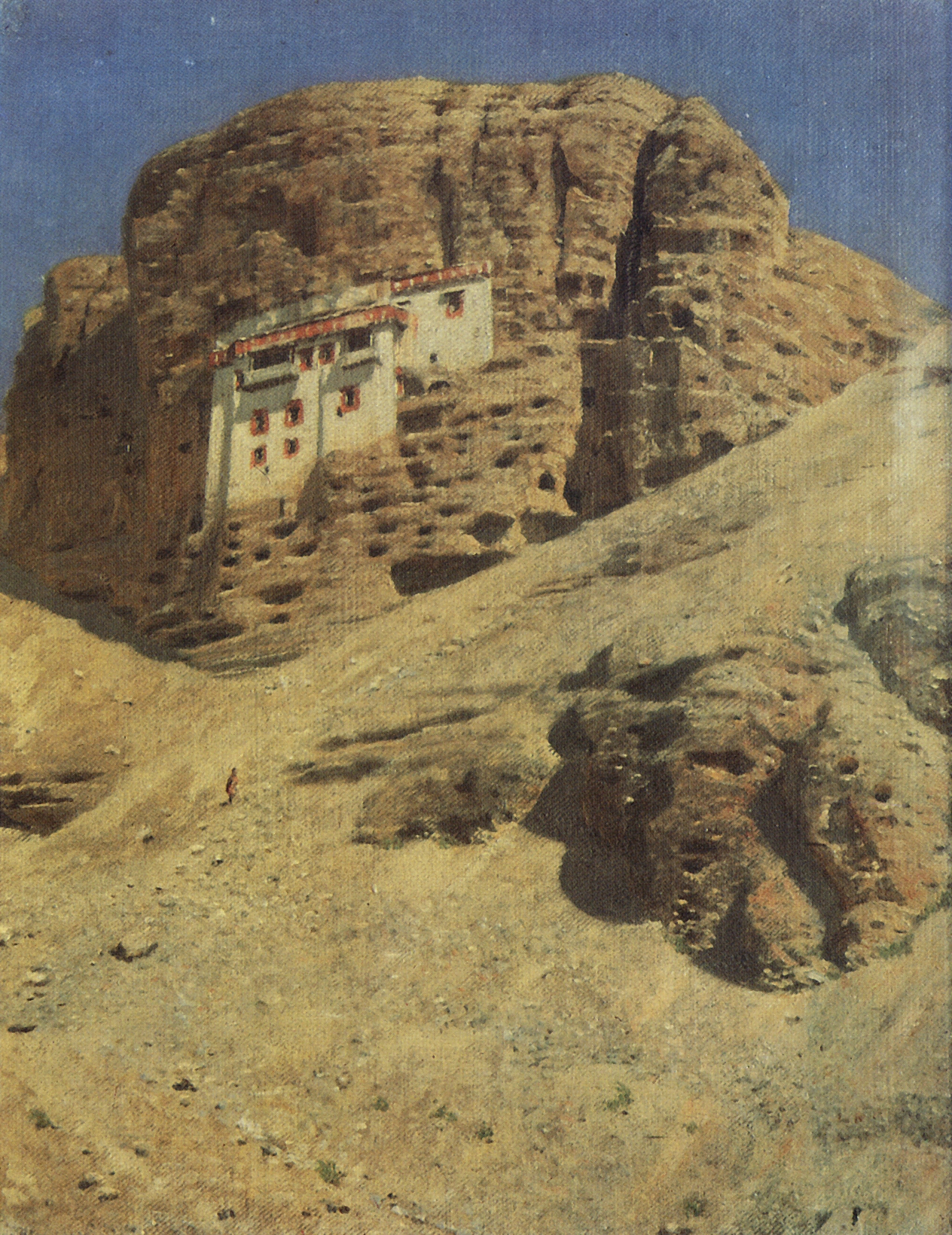 Верещагин В.В.. Монастырь в скале. Ладакх. 1875