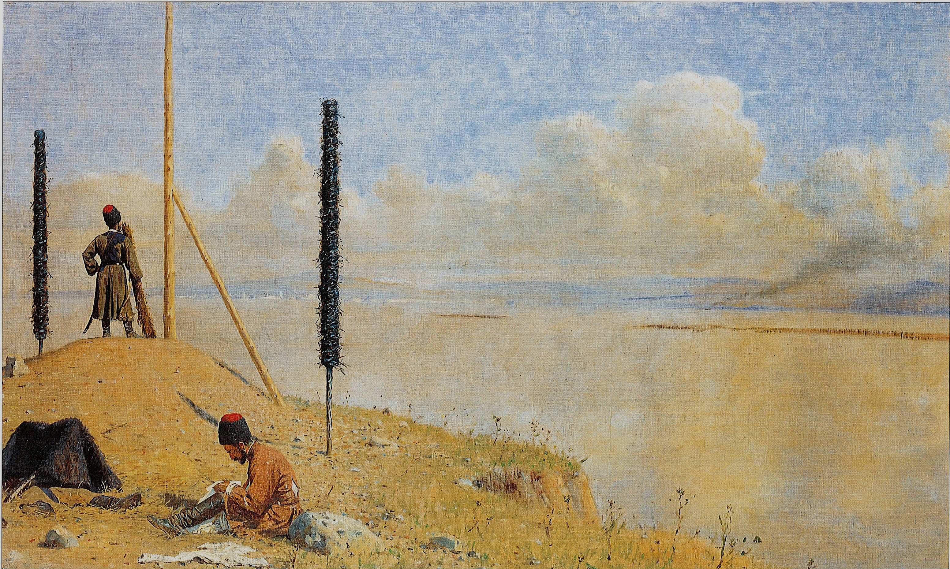 Верещагин В.В.. Пикет на Дунае. 1878-1879