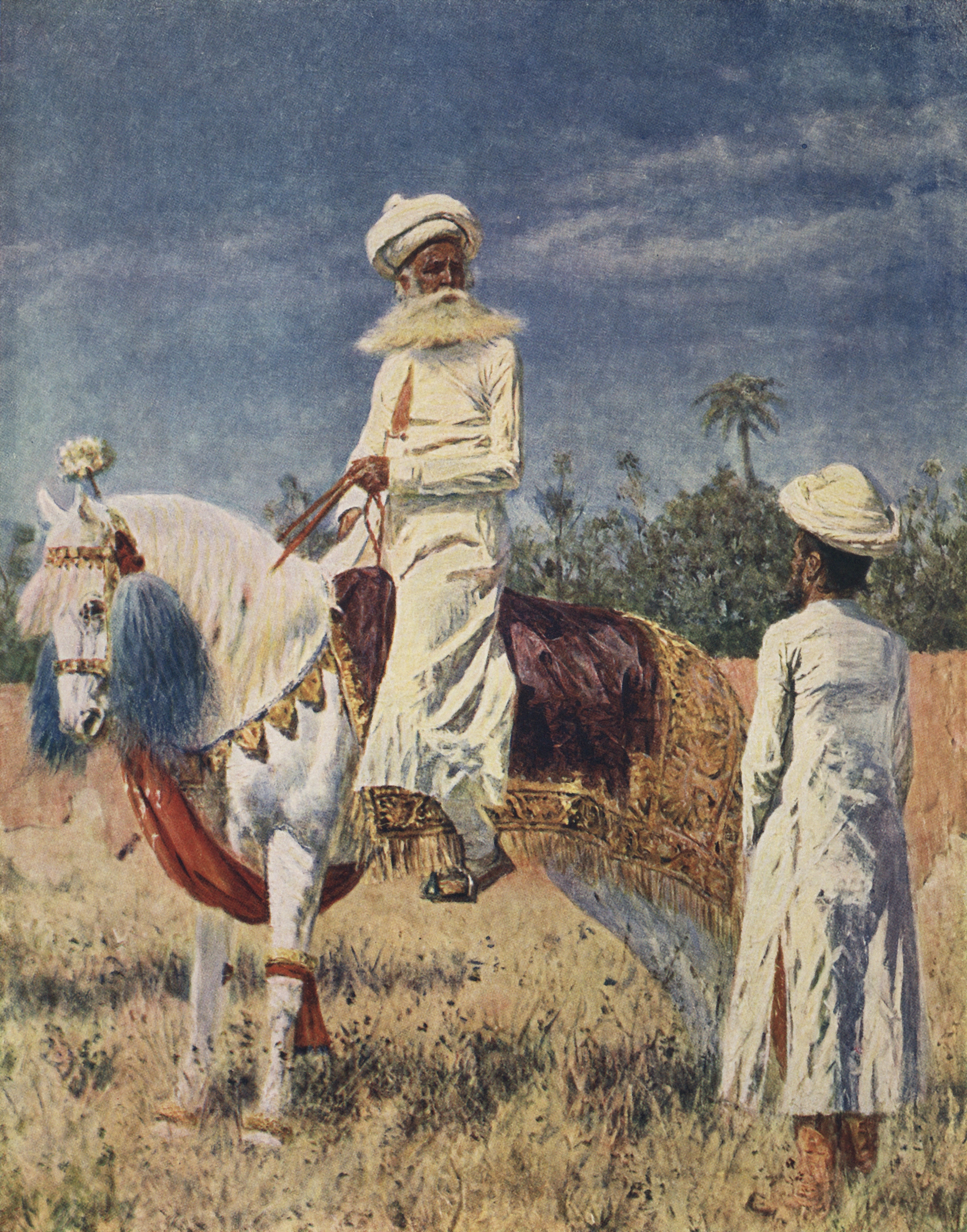 Верещагин В.В.. Всадник в Джайпуре. Около 1880