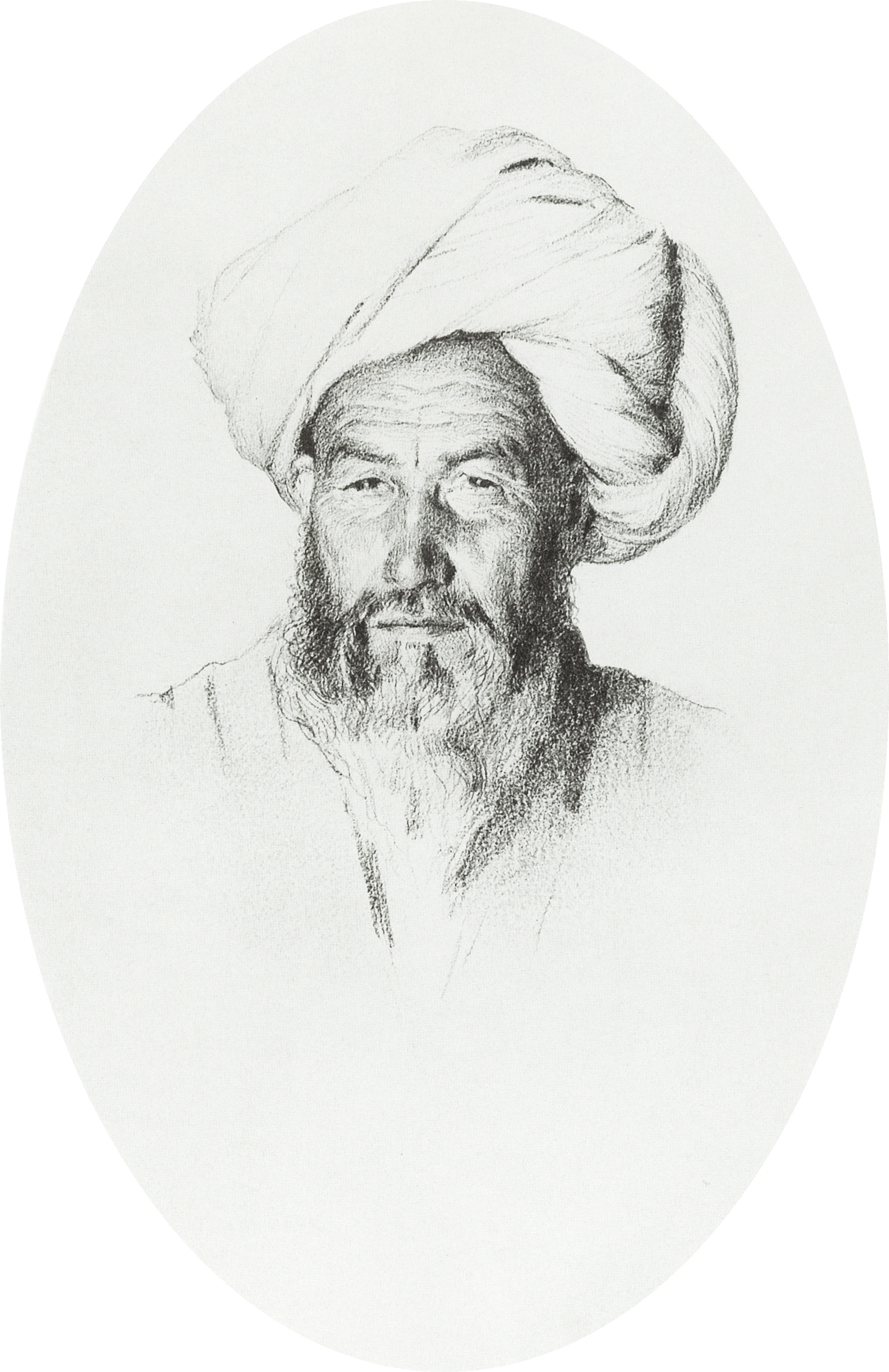 Верещагин В.В.. Узбек, старшина (аксакал) деревни Ходжагент. 1868