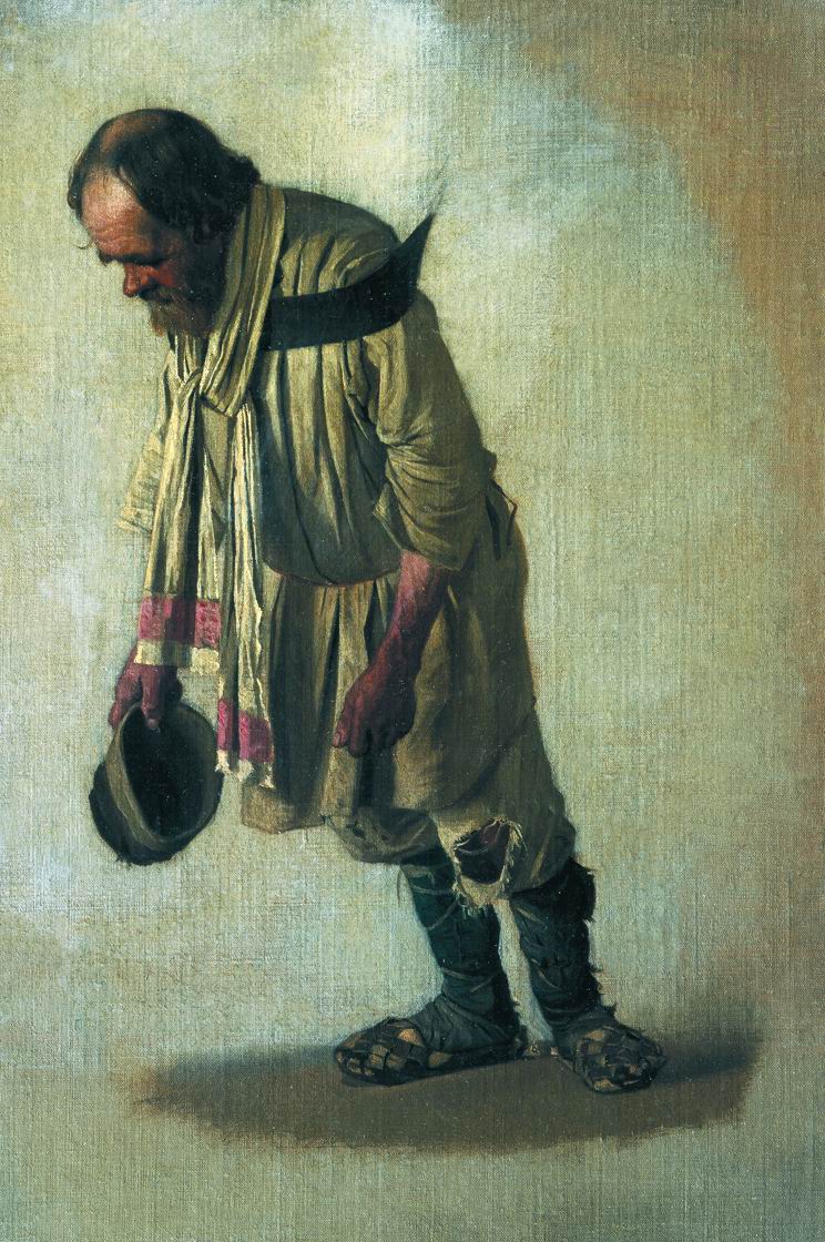 Верещагин В.В.. Бурлак с шапкою в руке. 1866