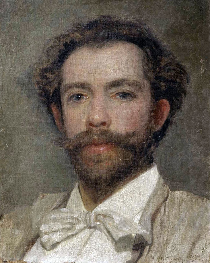 Матвеев Н.. Автопортрет  . 1883