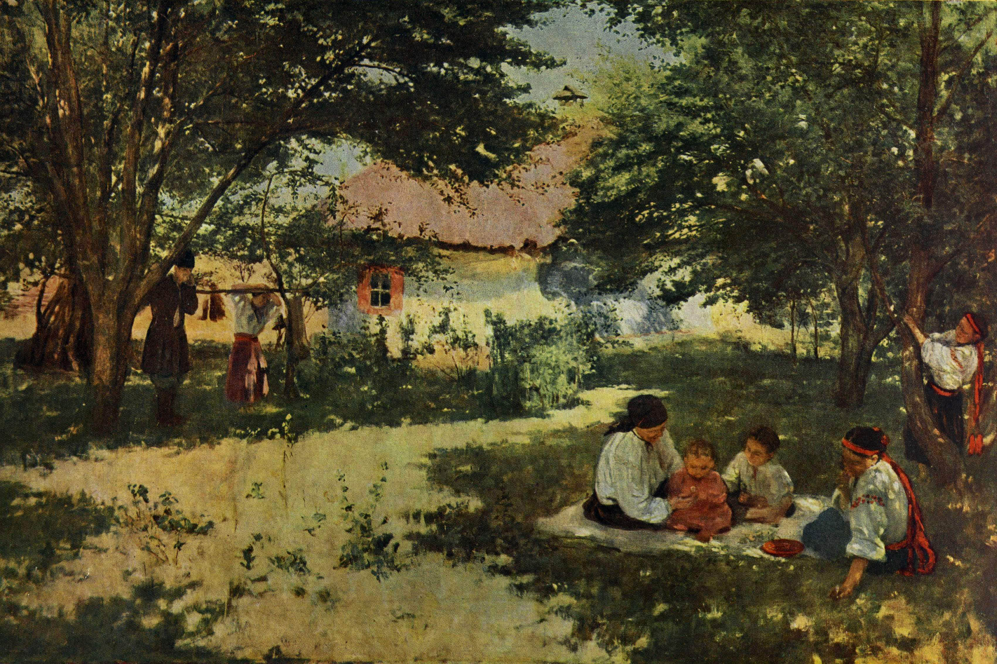 Красицкий. В праздник . 1902