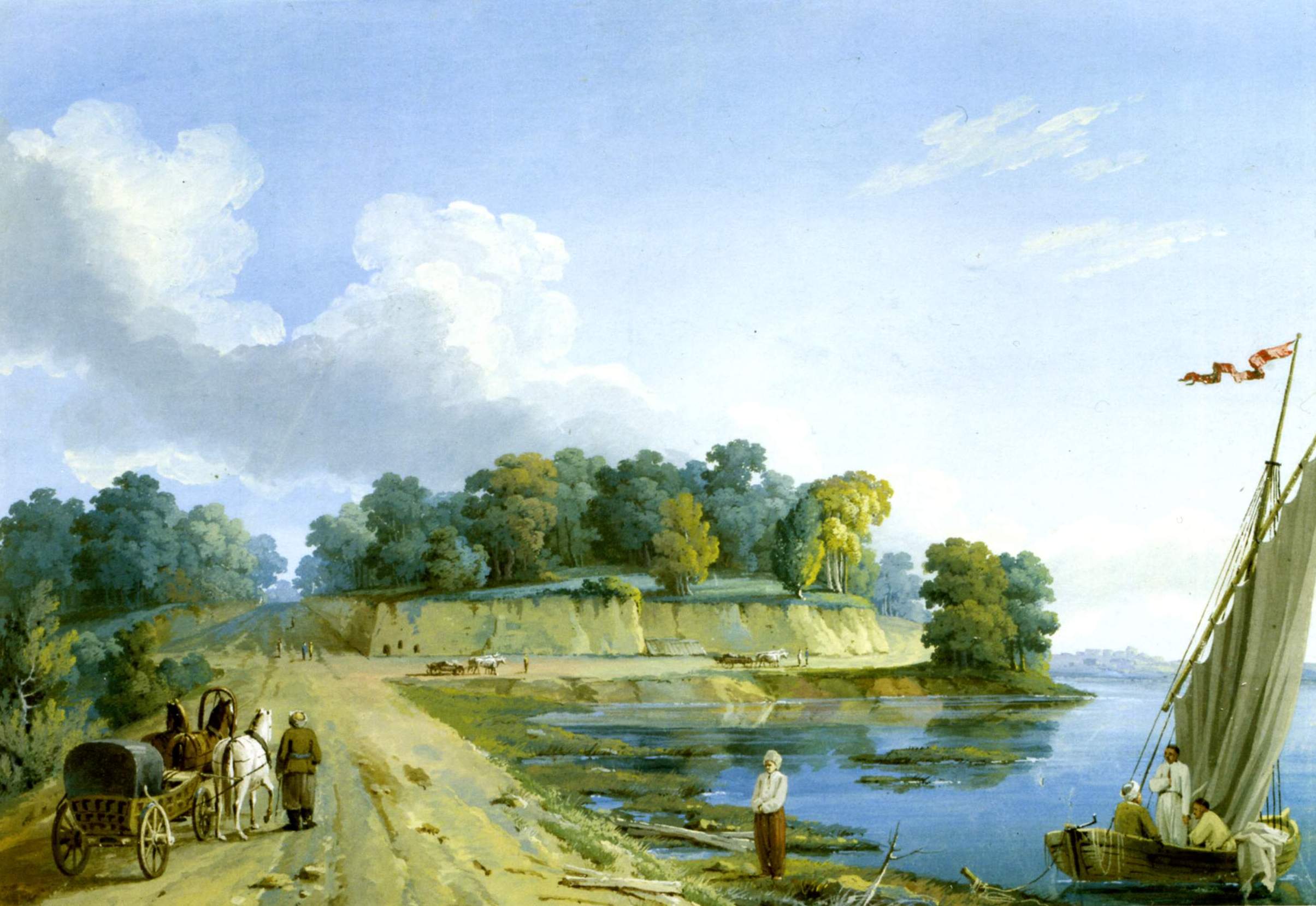 Лазарев. Дорога на Яготин . 1807