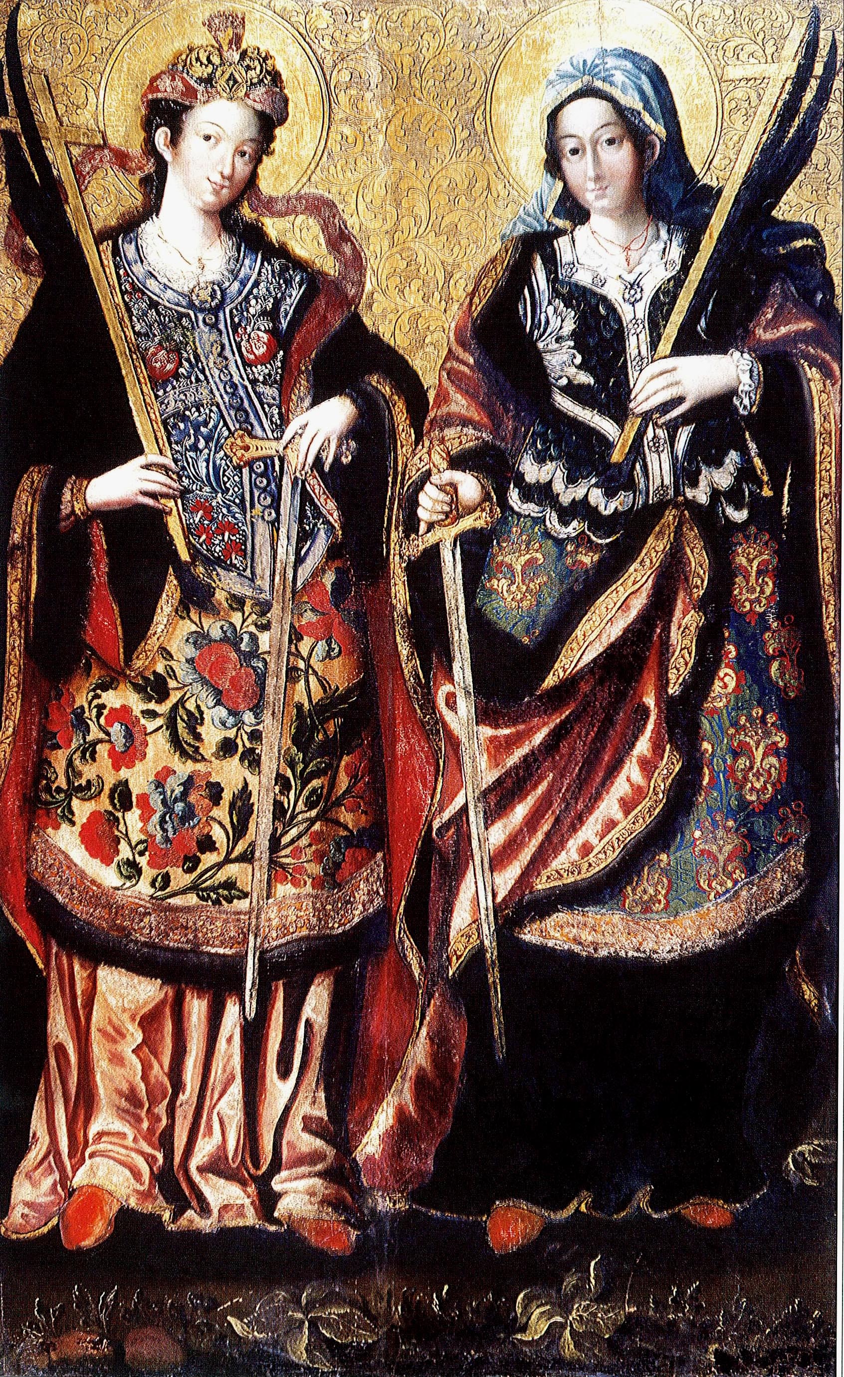 Левицкий Г.. Великомученицы Анастасия и Иуляния . 1740-е
