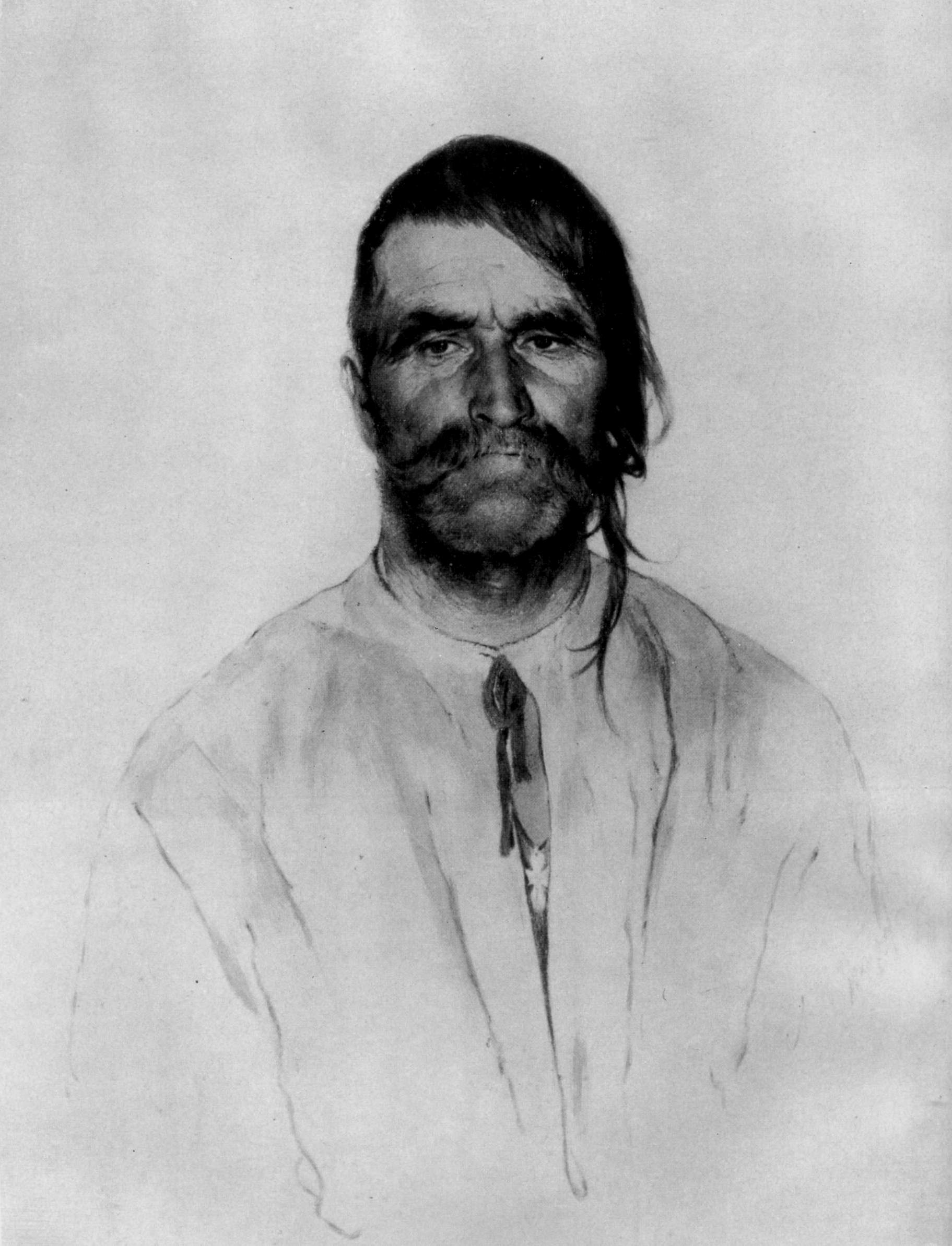 Мартынович. Портрет селянина Ф. Мигаля . 1880