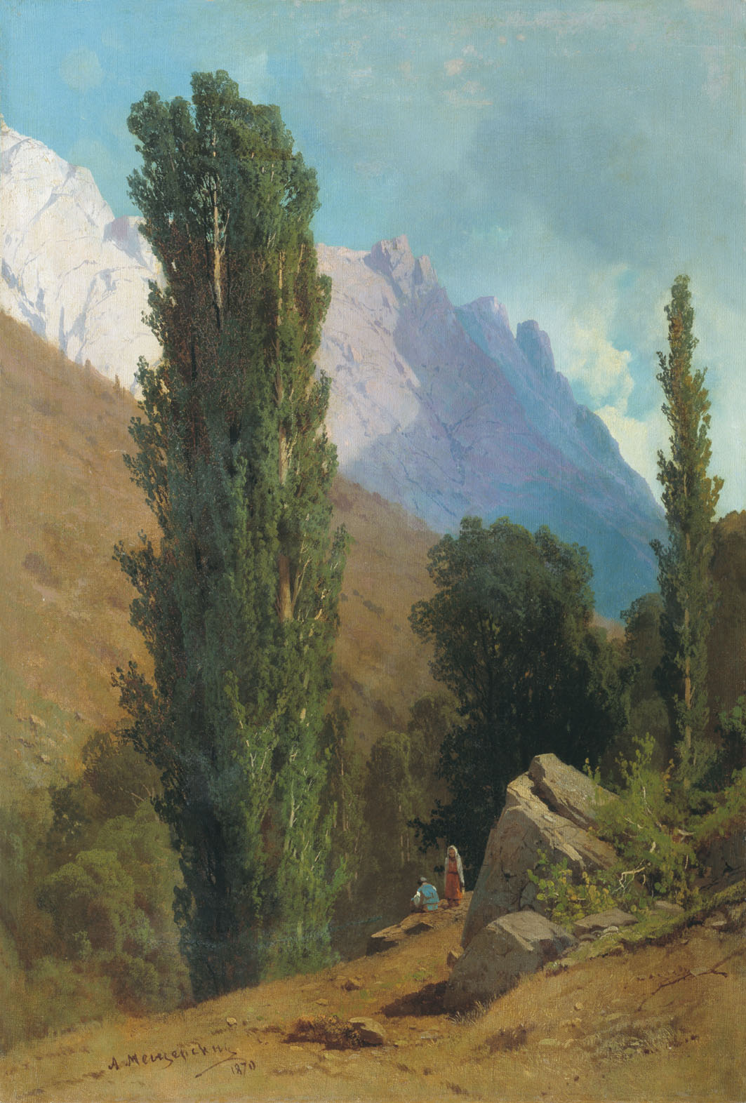 Мещерский. Крымский пейзаж. 1870