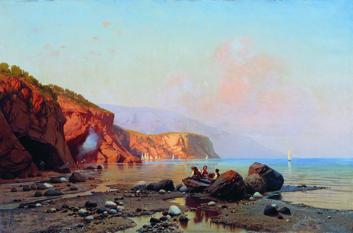 Мещерский. Морской пейзаж. 1871
