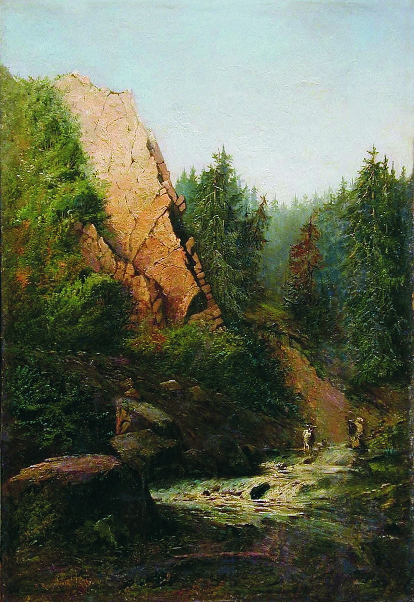 Мещерский. Горная река. 1871