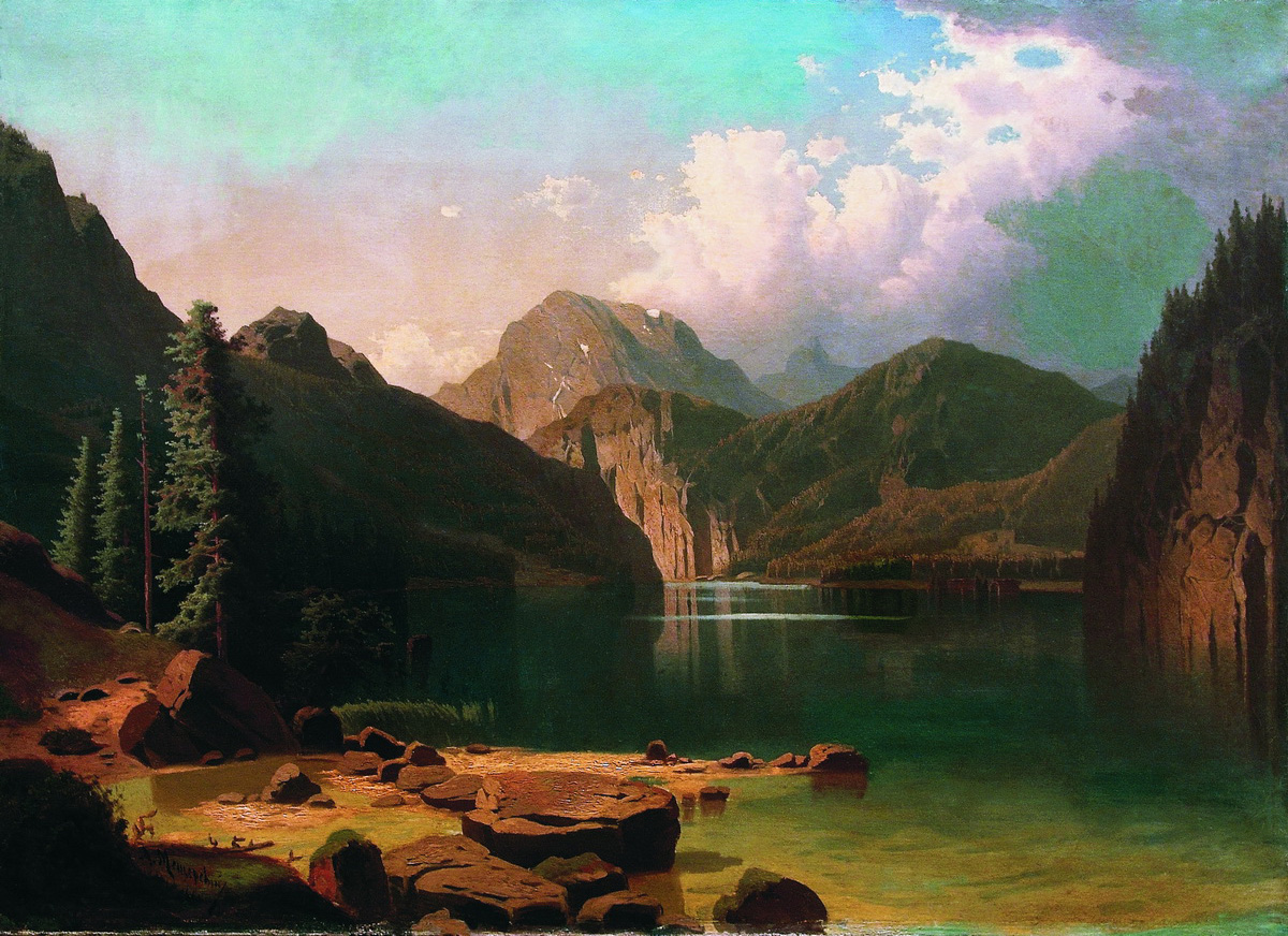 Мещерский. Горное озеро. 1861