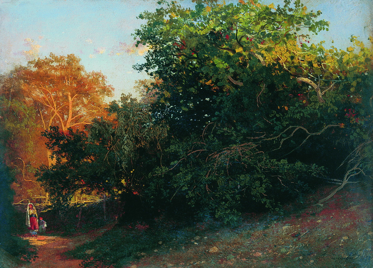 Мещерский. Лес у моря. Крым. 1879