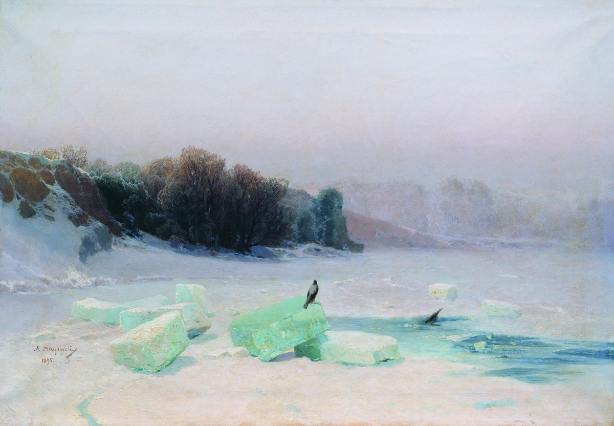 Мещерский. Заготовка льда. 1895