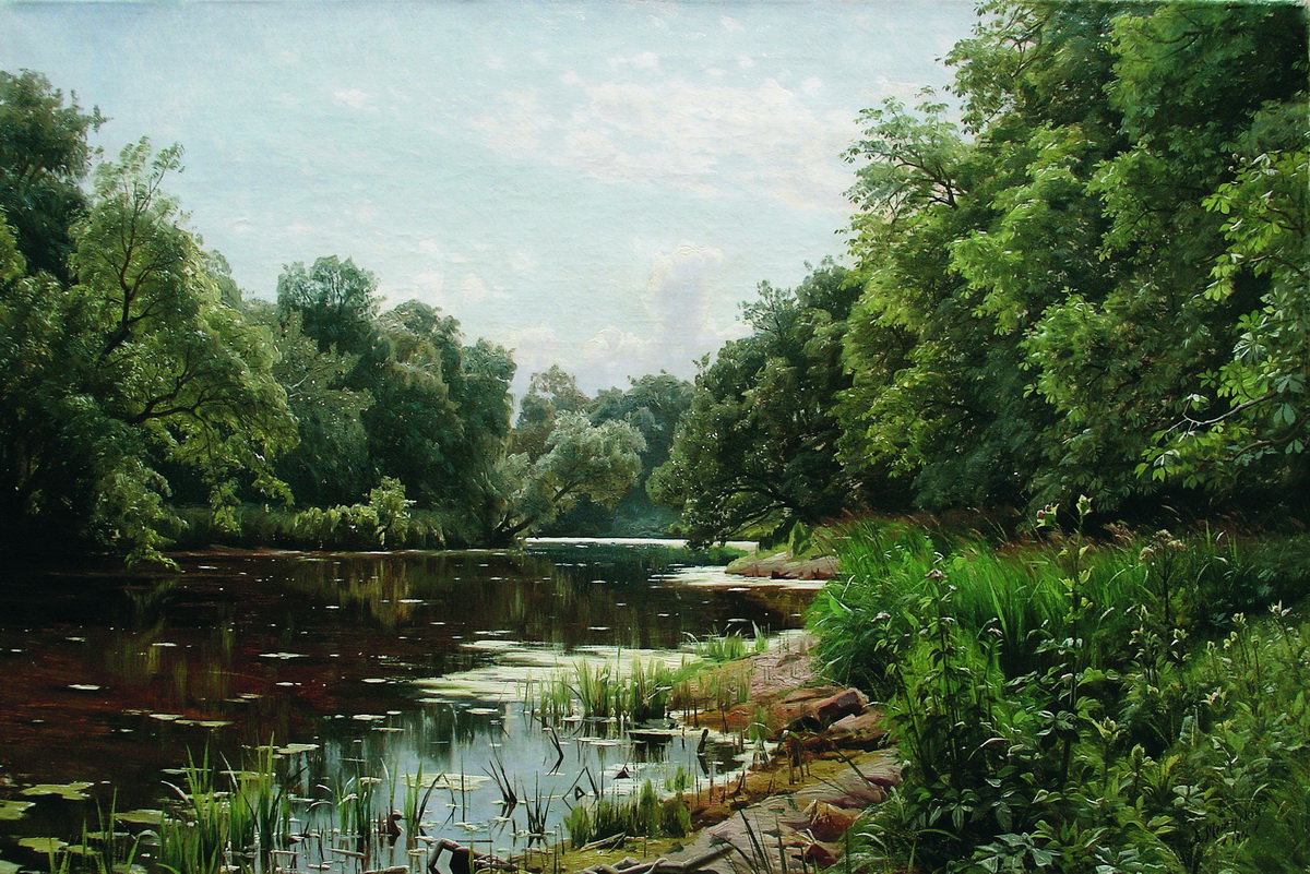 Мещерский. Заросший пруд. 1893
