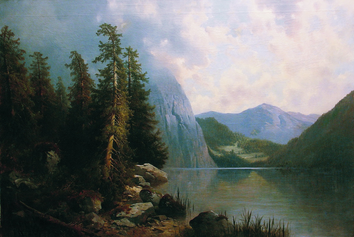 Мещерский. Озеро в горах. 1860-е