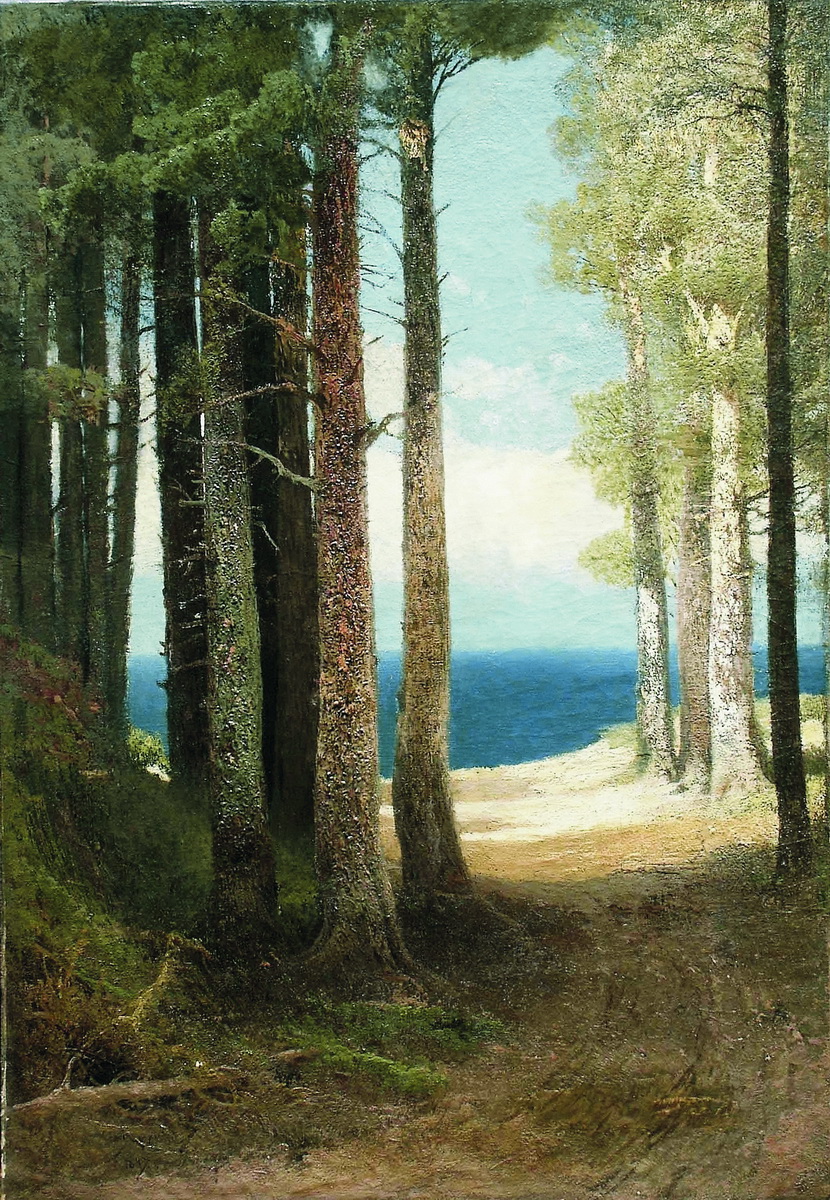 Мещерский. Сосны на берегу моря. 1887