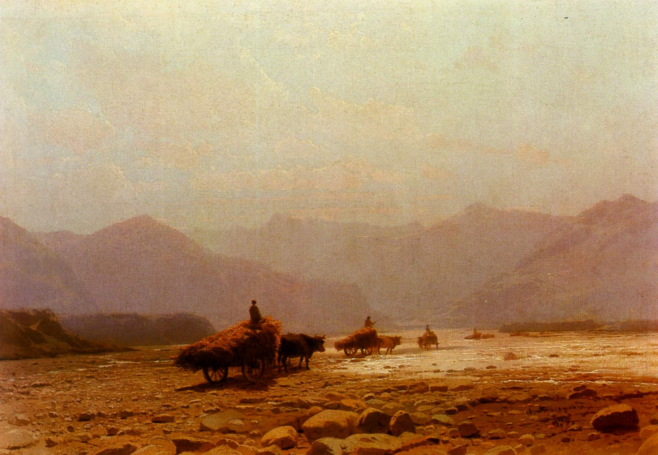 Мещерский. Утро на Рионе. 1877