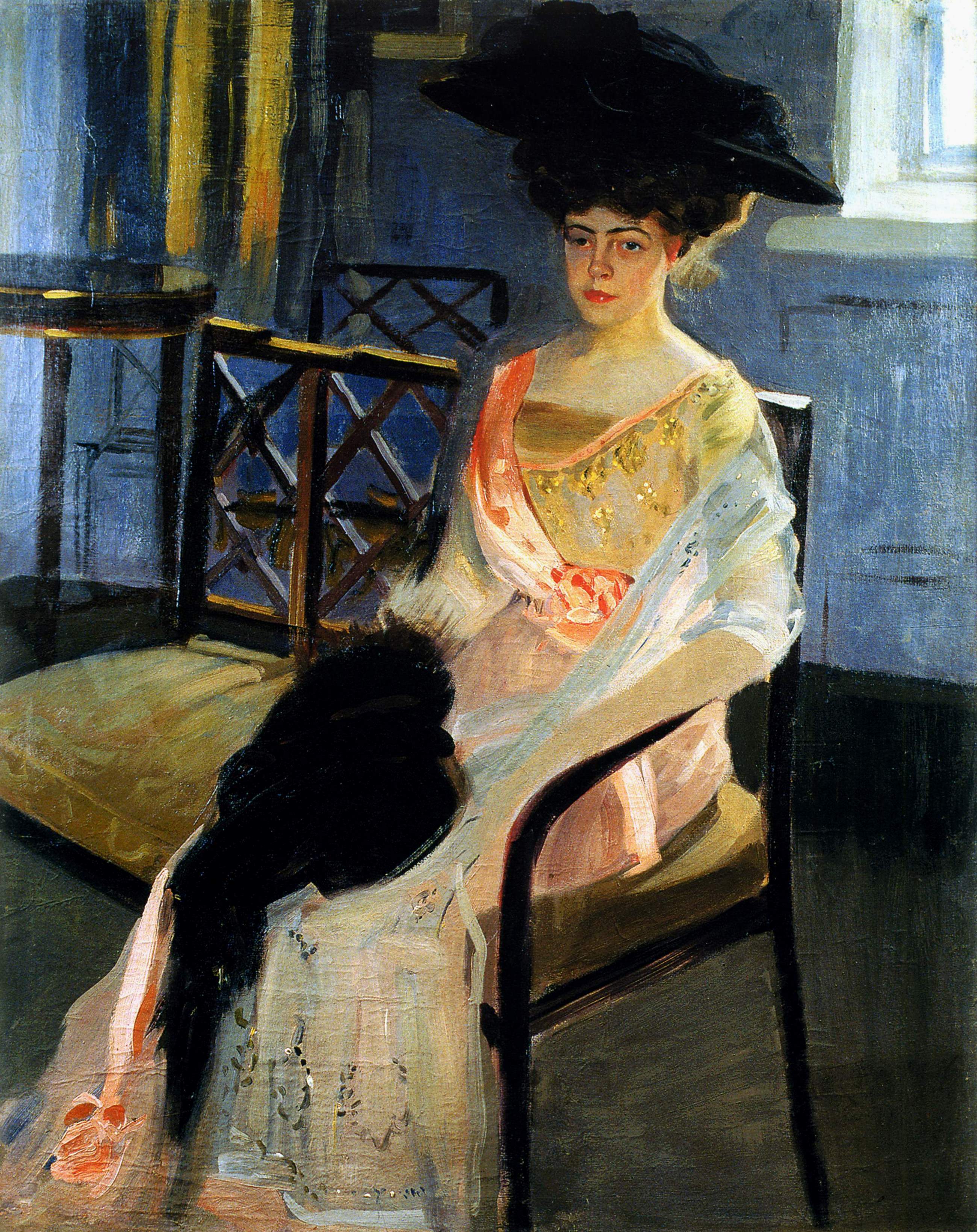 Мурашко А.. Портрет Веры Николаевны Епанчиной, в замужестве Фальц-Фейн . 1910