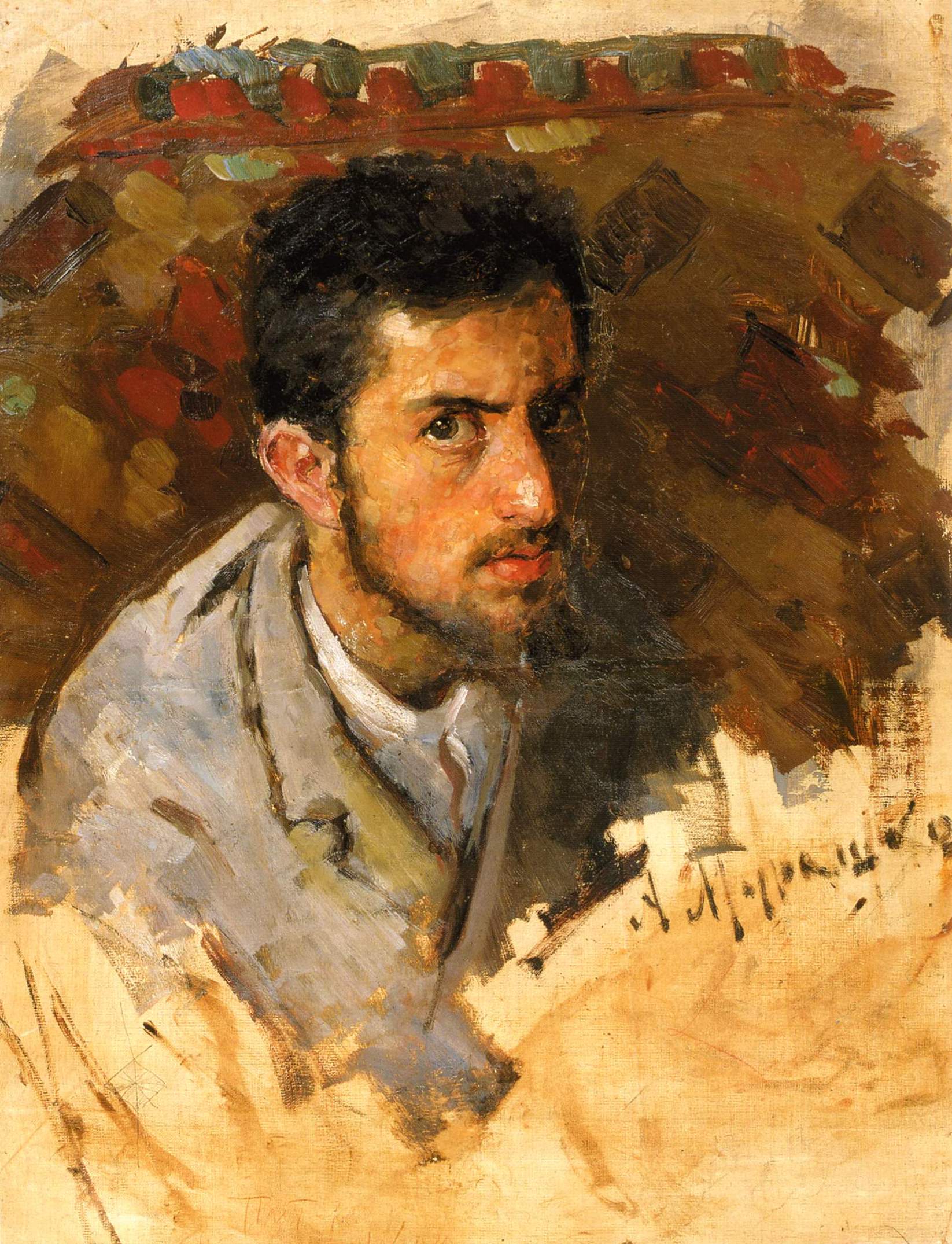 Мурашко А.. Портрет молодого человека . 1894