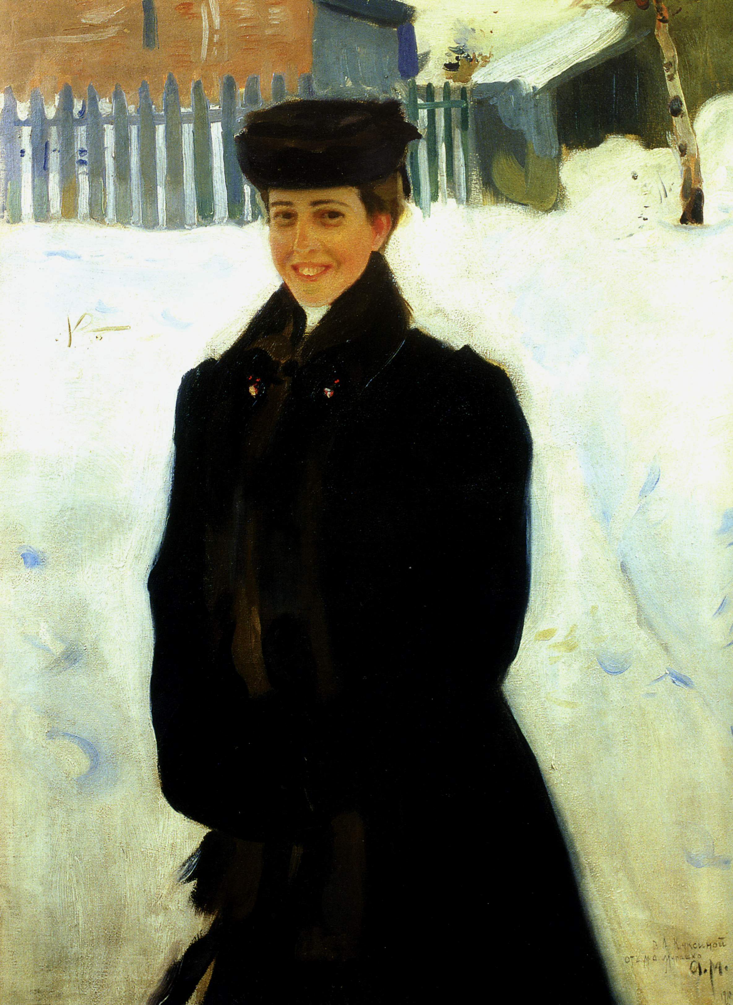 Мурашко А.. Портрет Л.Ф. Куксиной . 1909 