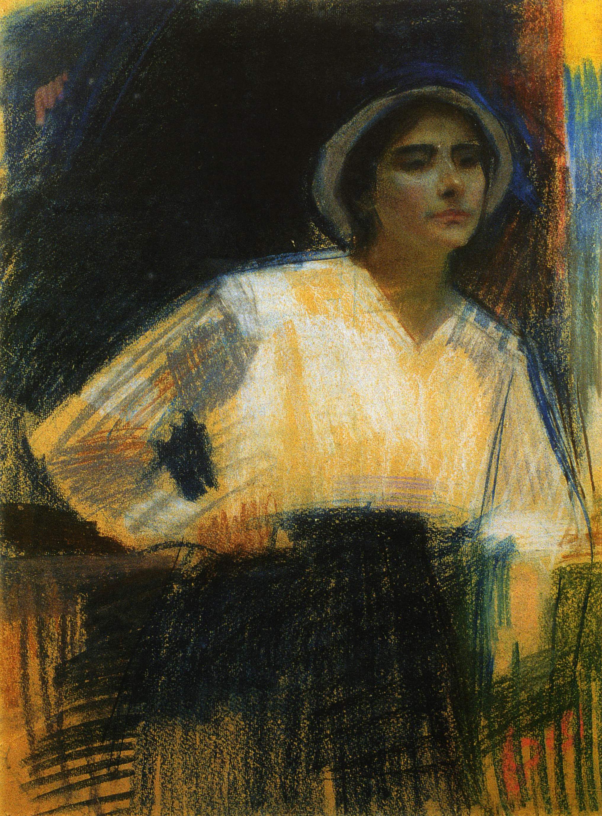 Мурашко А.. Портрет художницы Фриды Меерсон . 1916