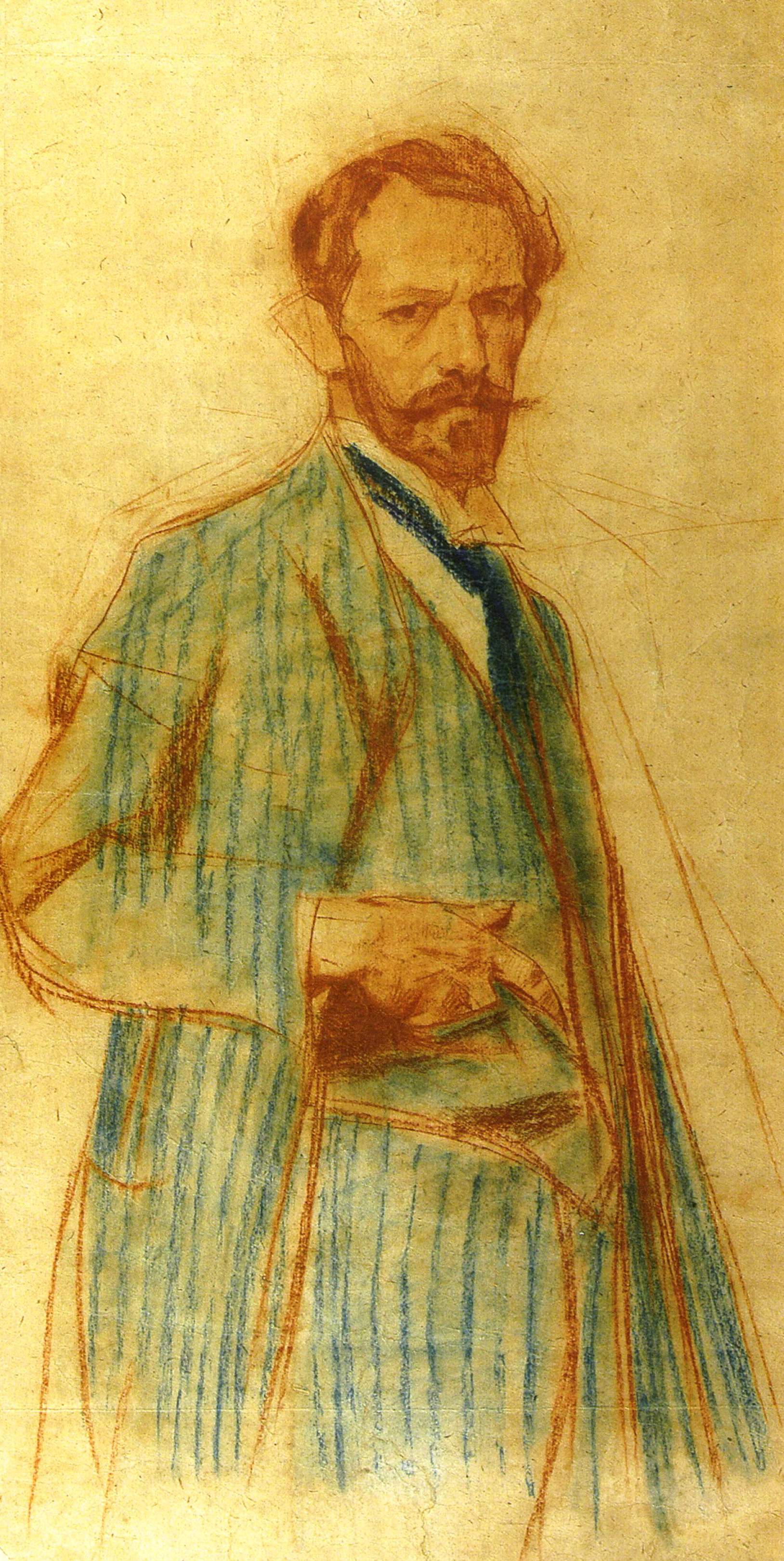Мурашко А.. Автопортрет  . 1917