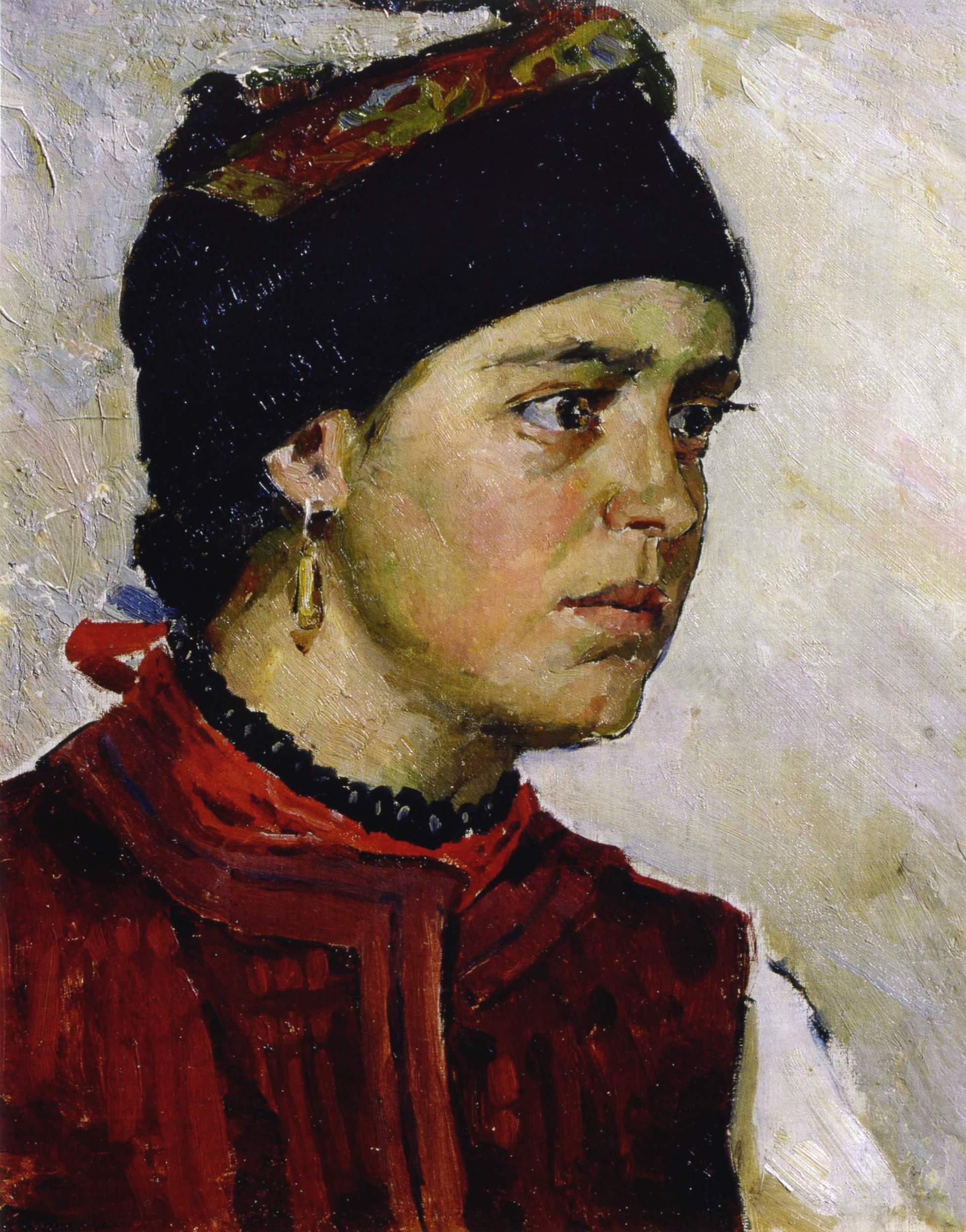 Мурашко А.. Портрет молодой женщины  . 1890-е