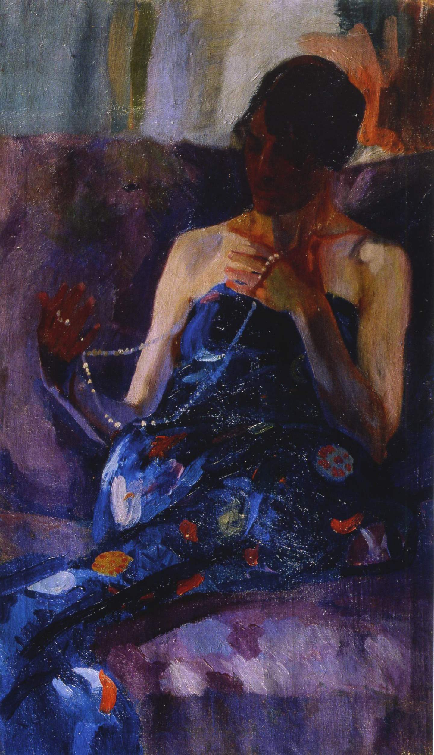 Мурашко А.. Женщина с жемчугами. 1900 