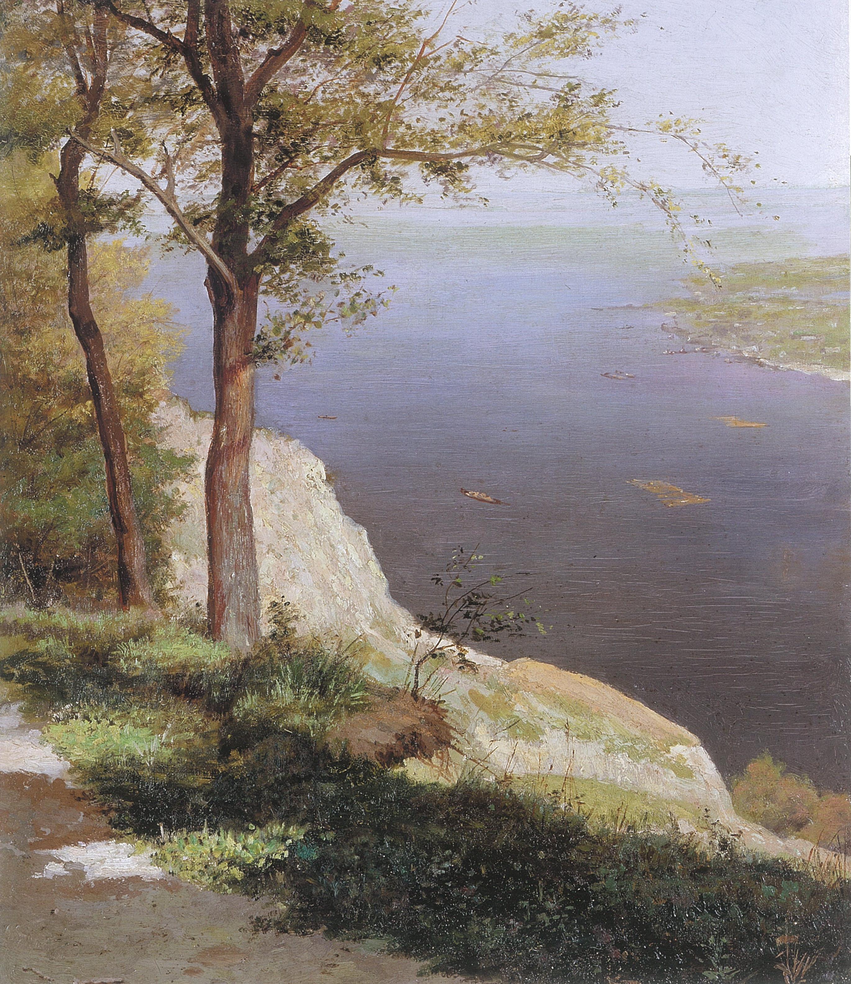 Мурашко Н.. Вид на Днепр . 1890-е