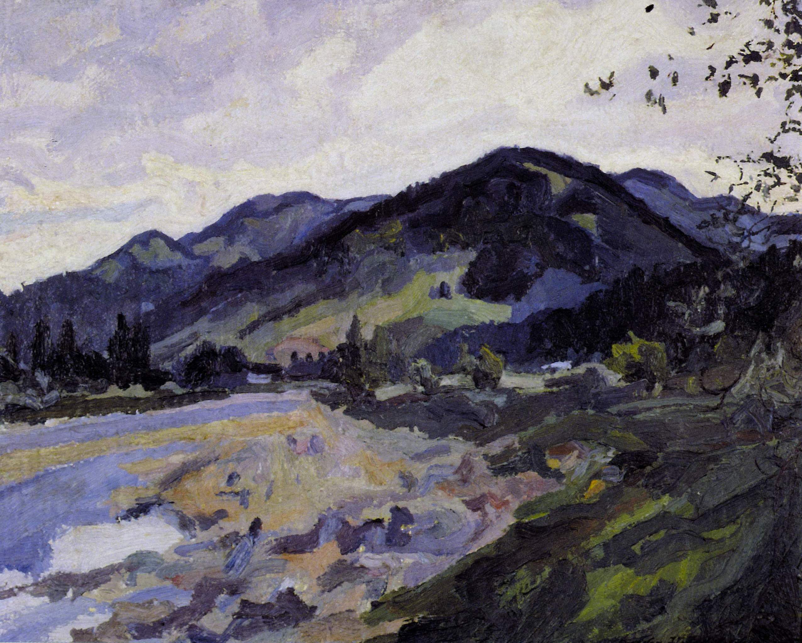 Новаковский. Горный пейзаж. 1924