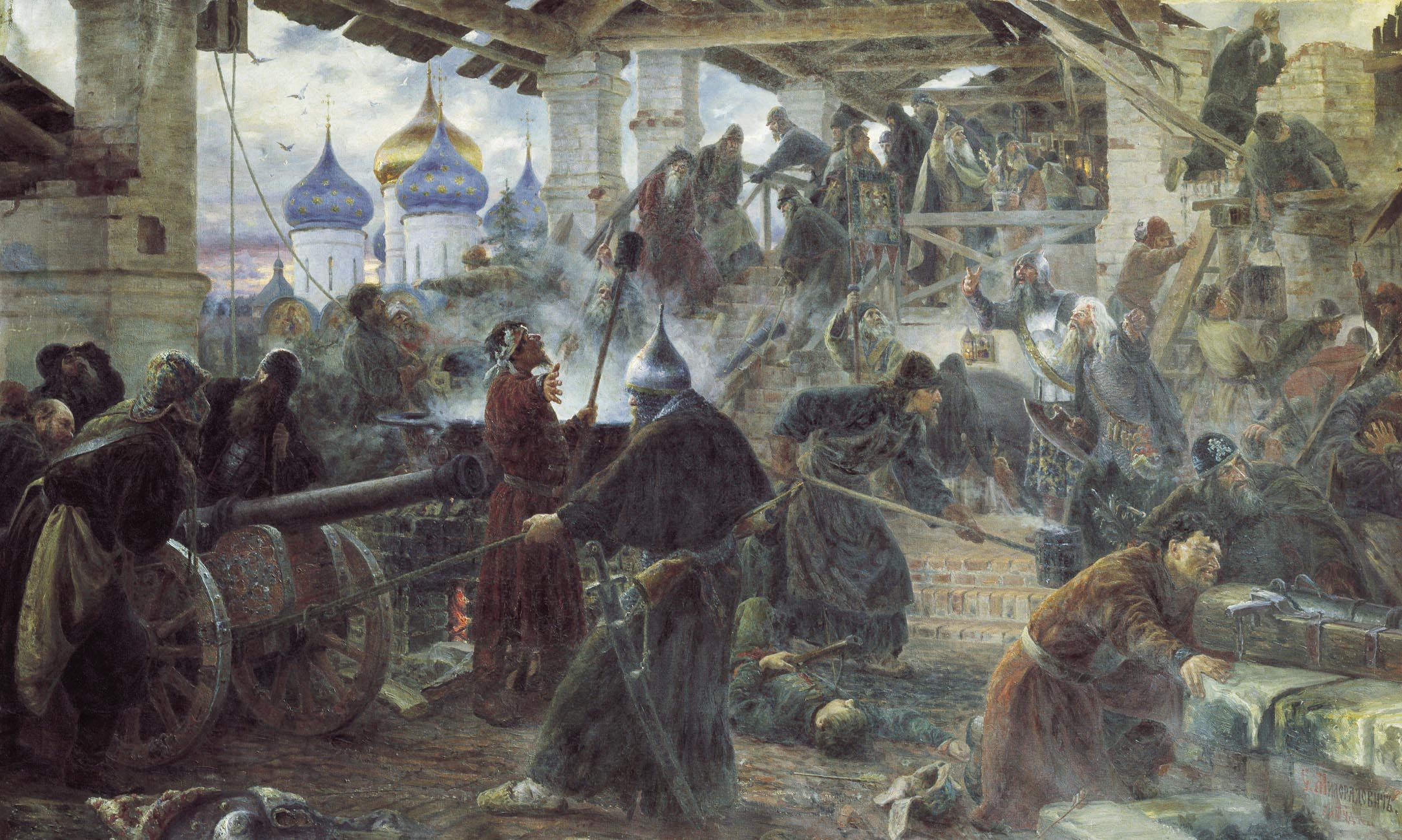 Милорадович. Оборона Троице-Cергиевой лавры. 1894