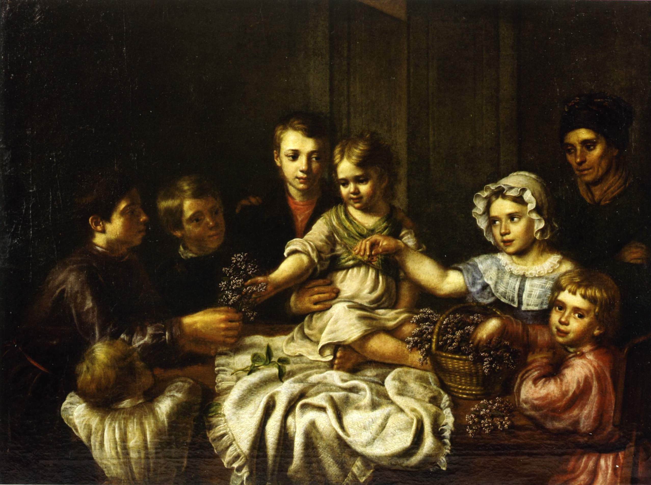 Павлов К.. Дети художника . 1837