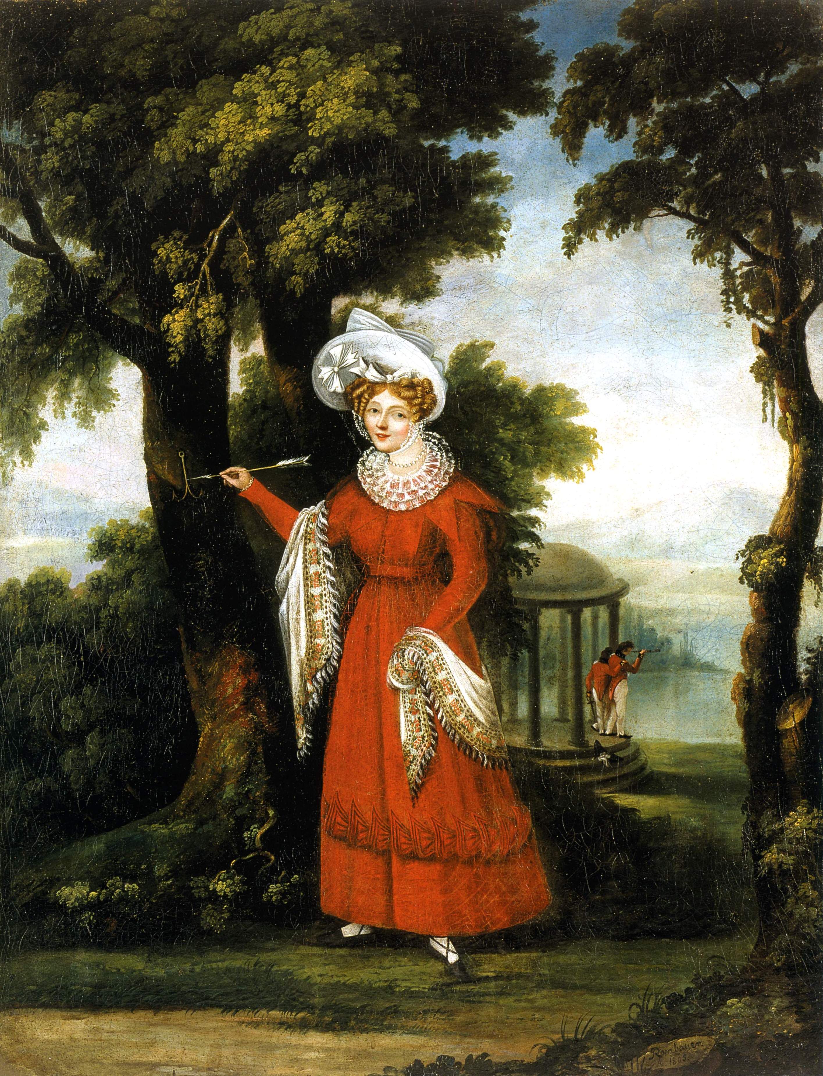 Ромбауэр. В парке . 1805